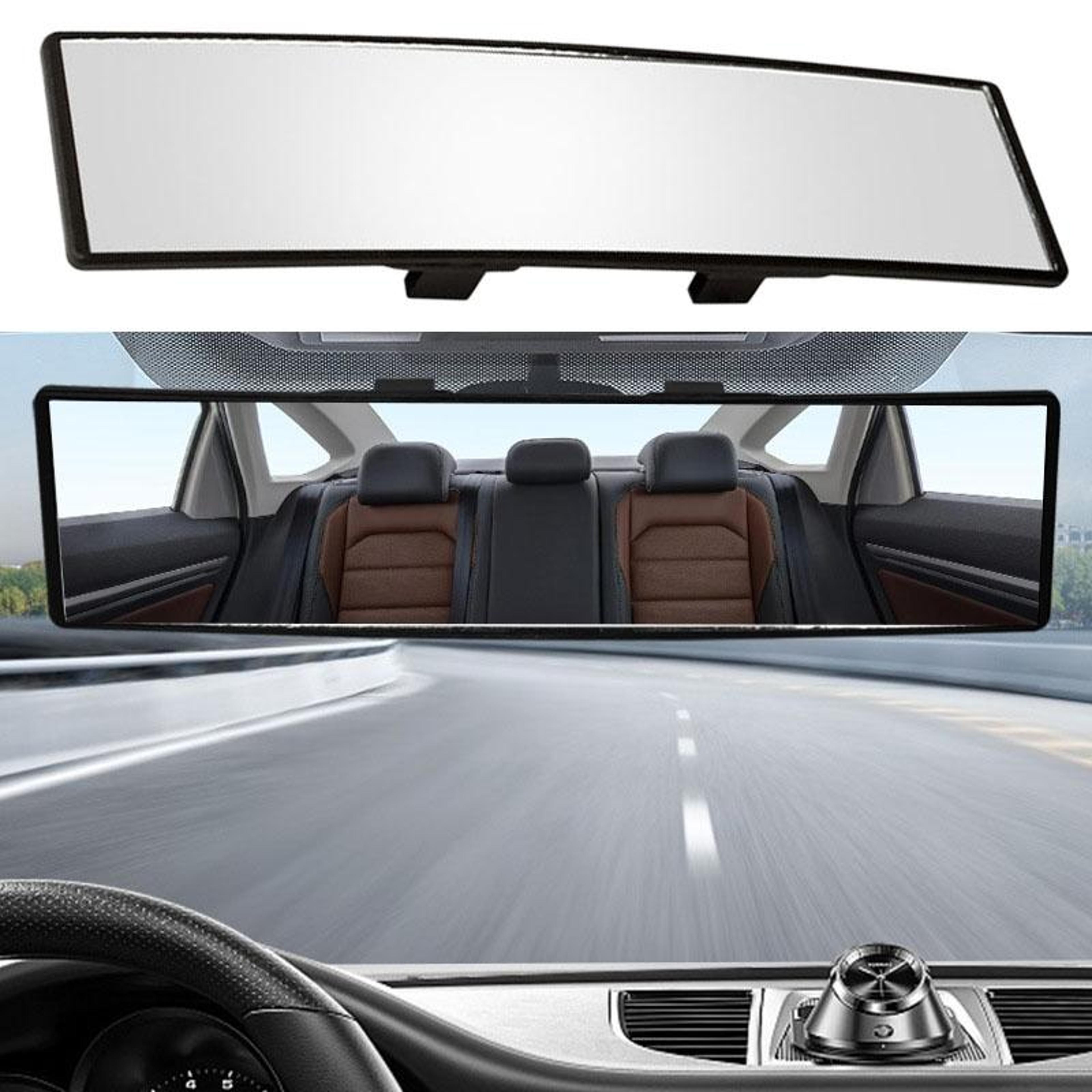 hd wide angle car rearview mirror anti glare anti fog clip on