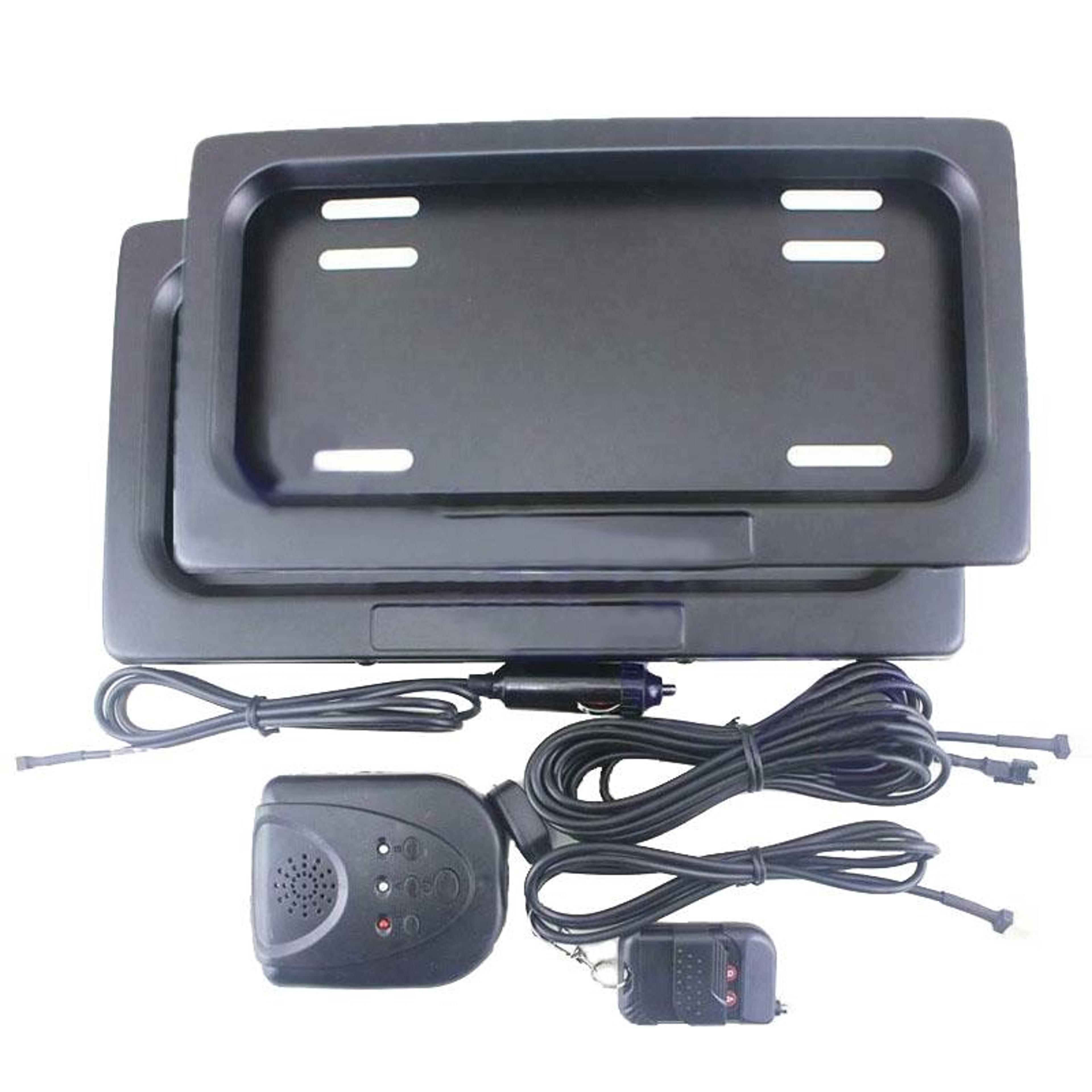 remote control retractable license plate frame hidden cover for cars and evs
