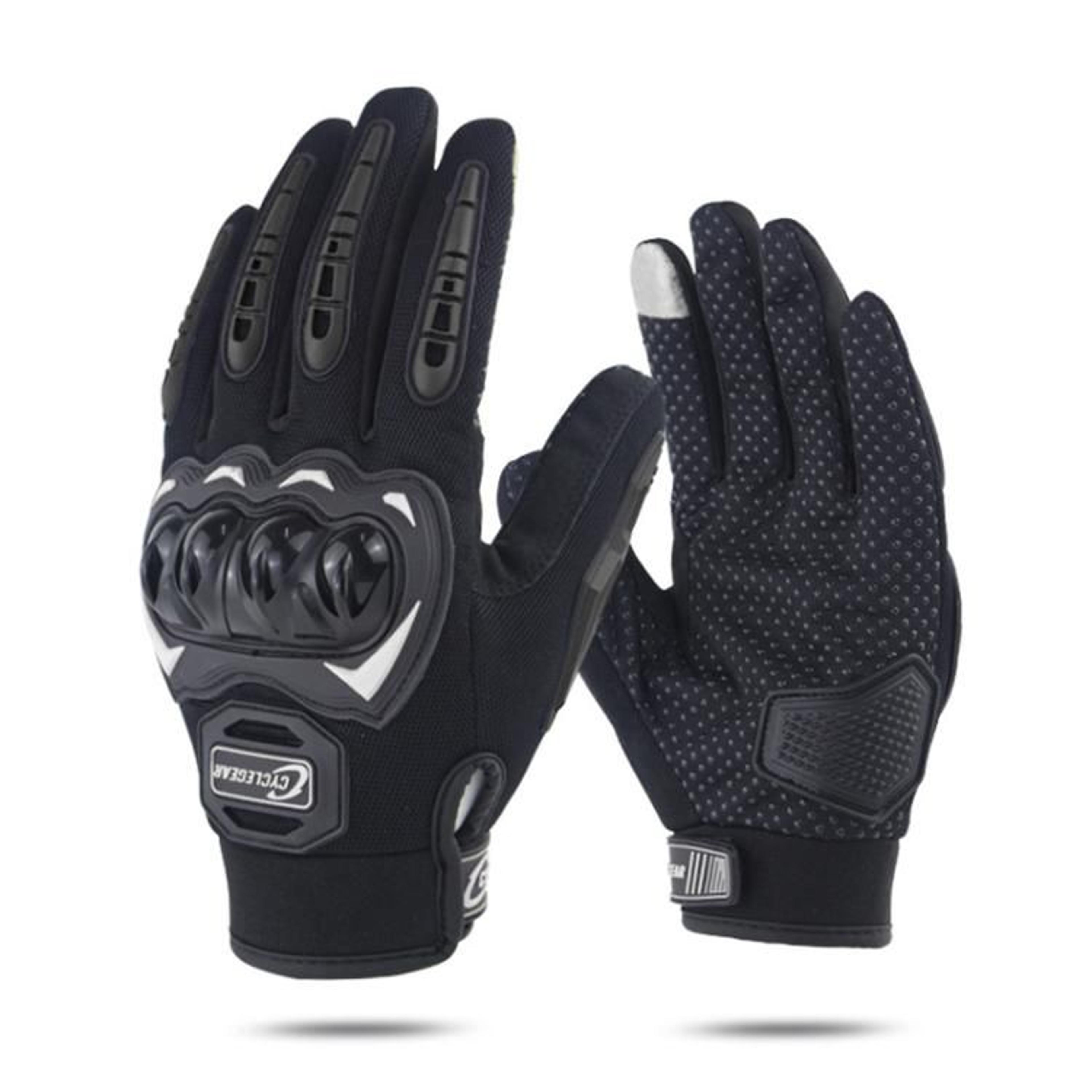 anti-slip motorcycle riding gloves full finger protective grip gear