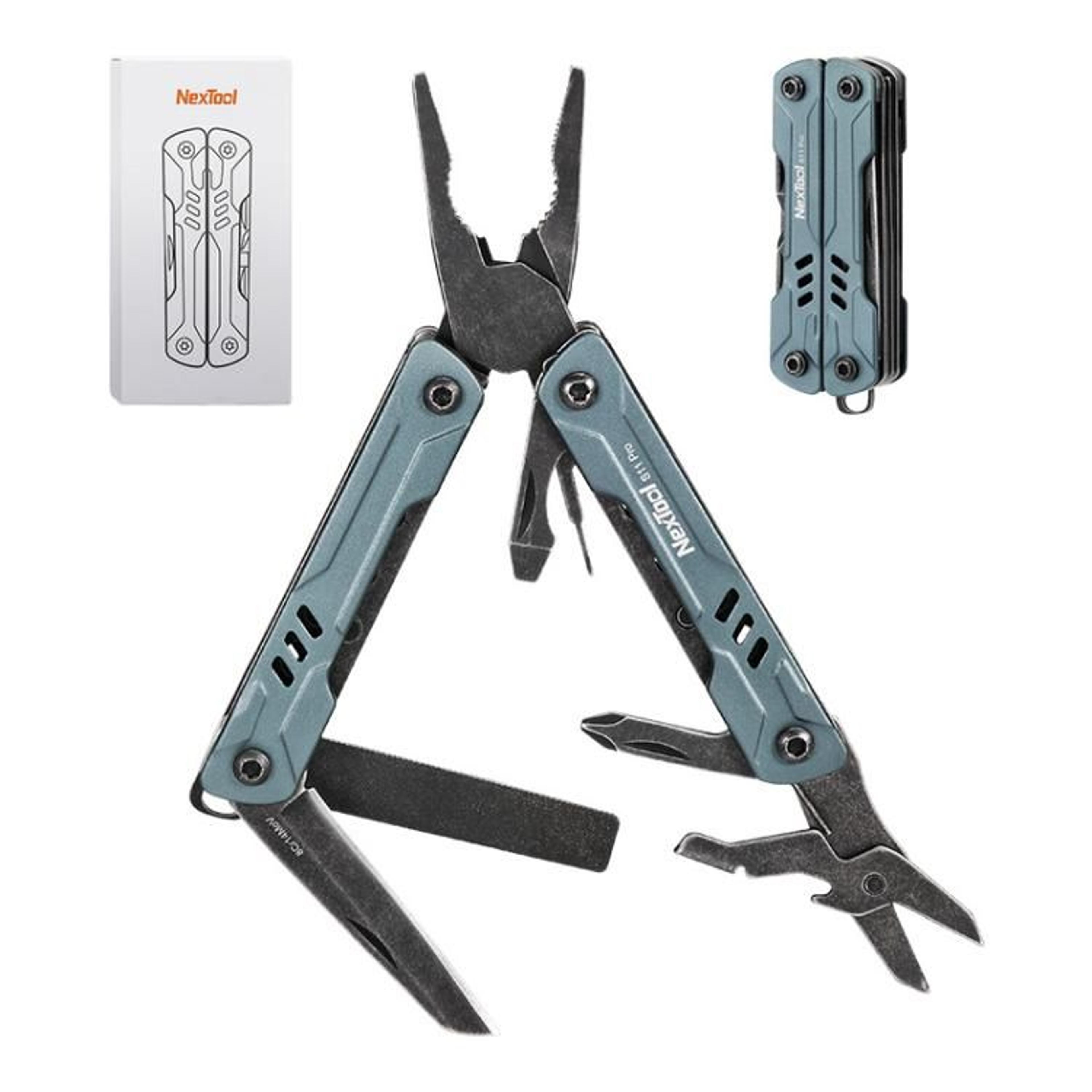 12 In 1 Multi Tool Pocket Knife With Folding Pliers And Wire Cutters For Outdoor EDC 8