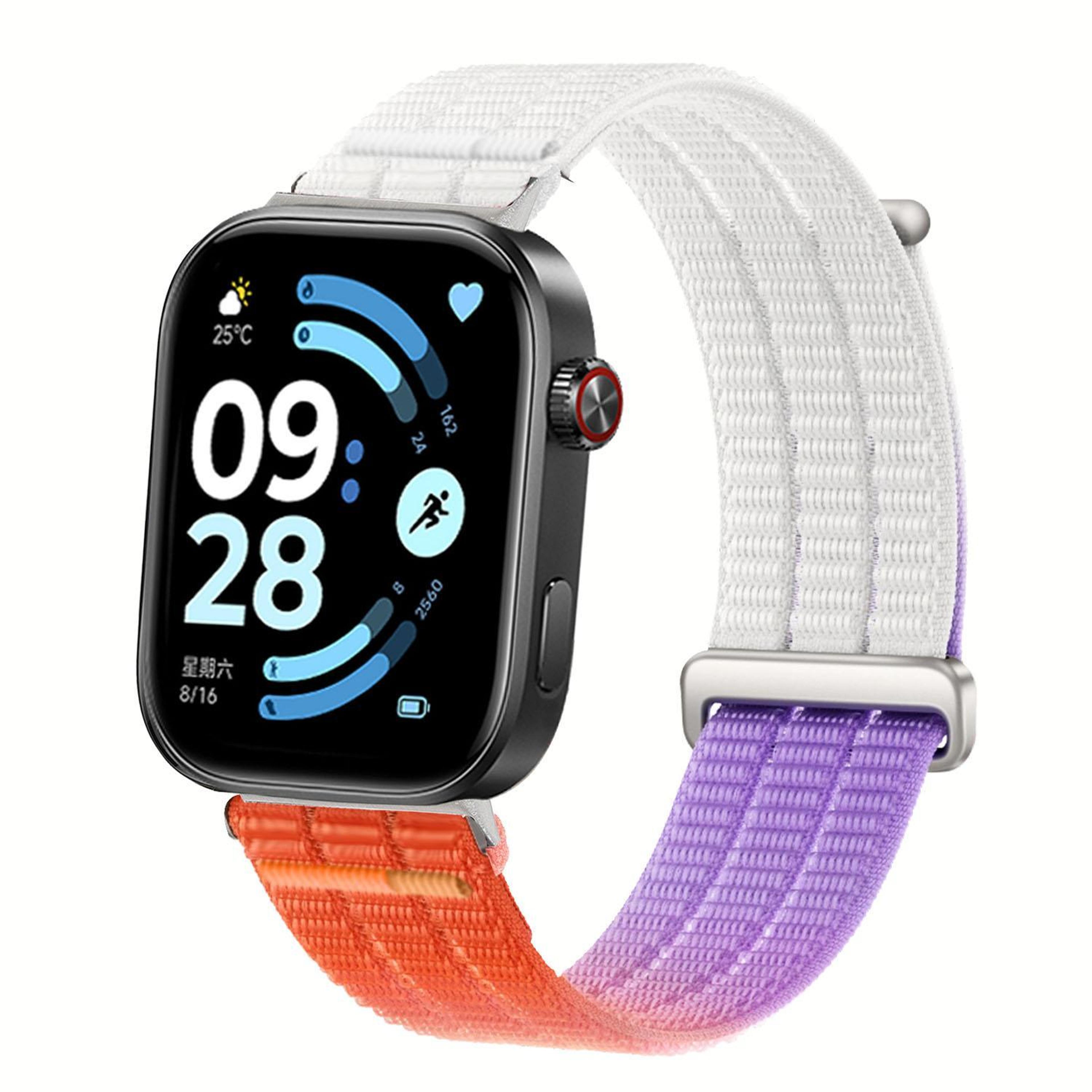 breathable nylon loop watch band for redmi watch  and xiaomi band pro adjustable sport strap