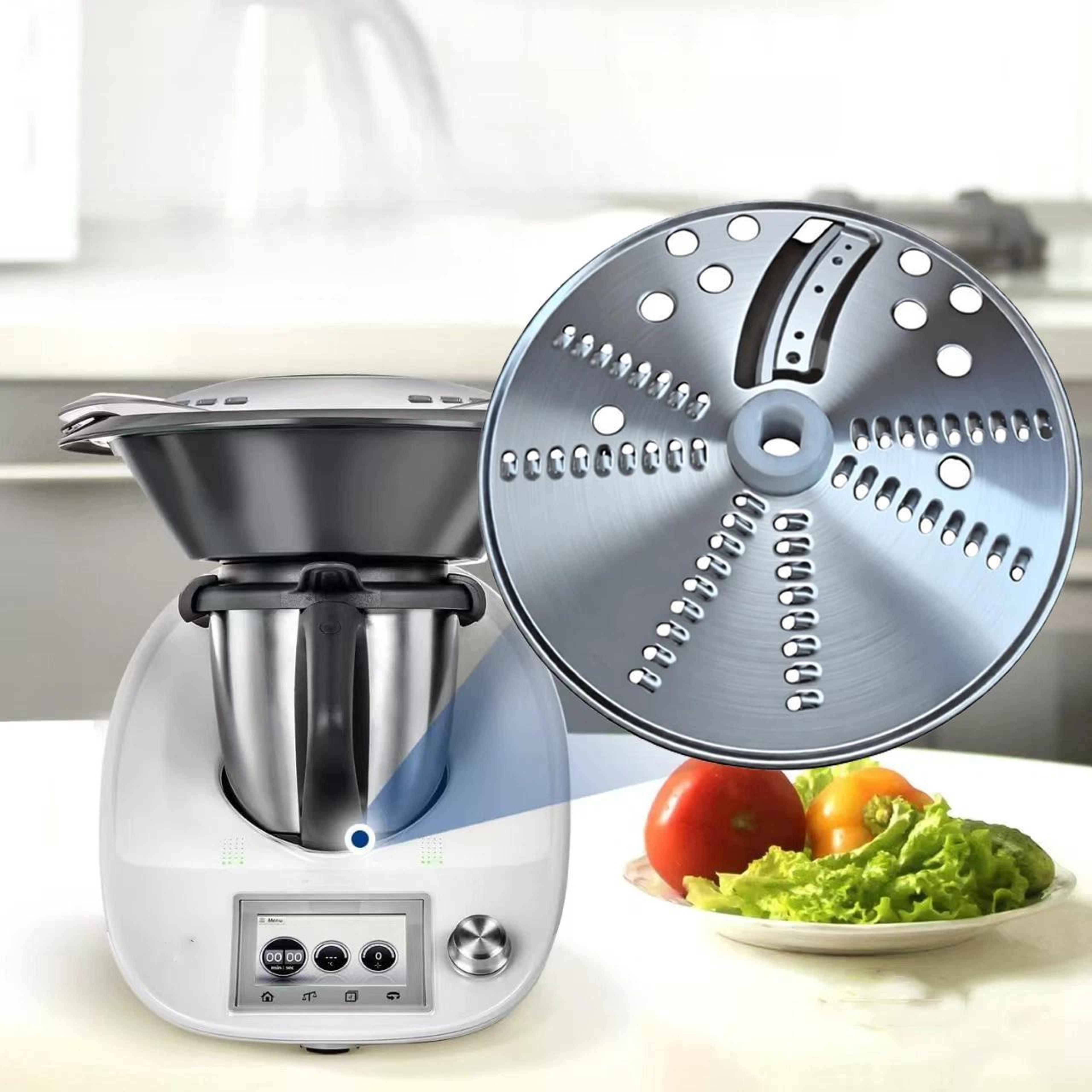 thermomix stainless steel slicer grater attachment for effortless food prep