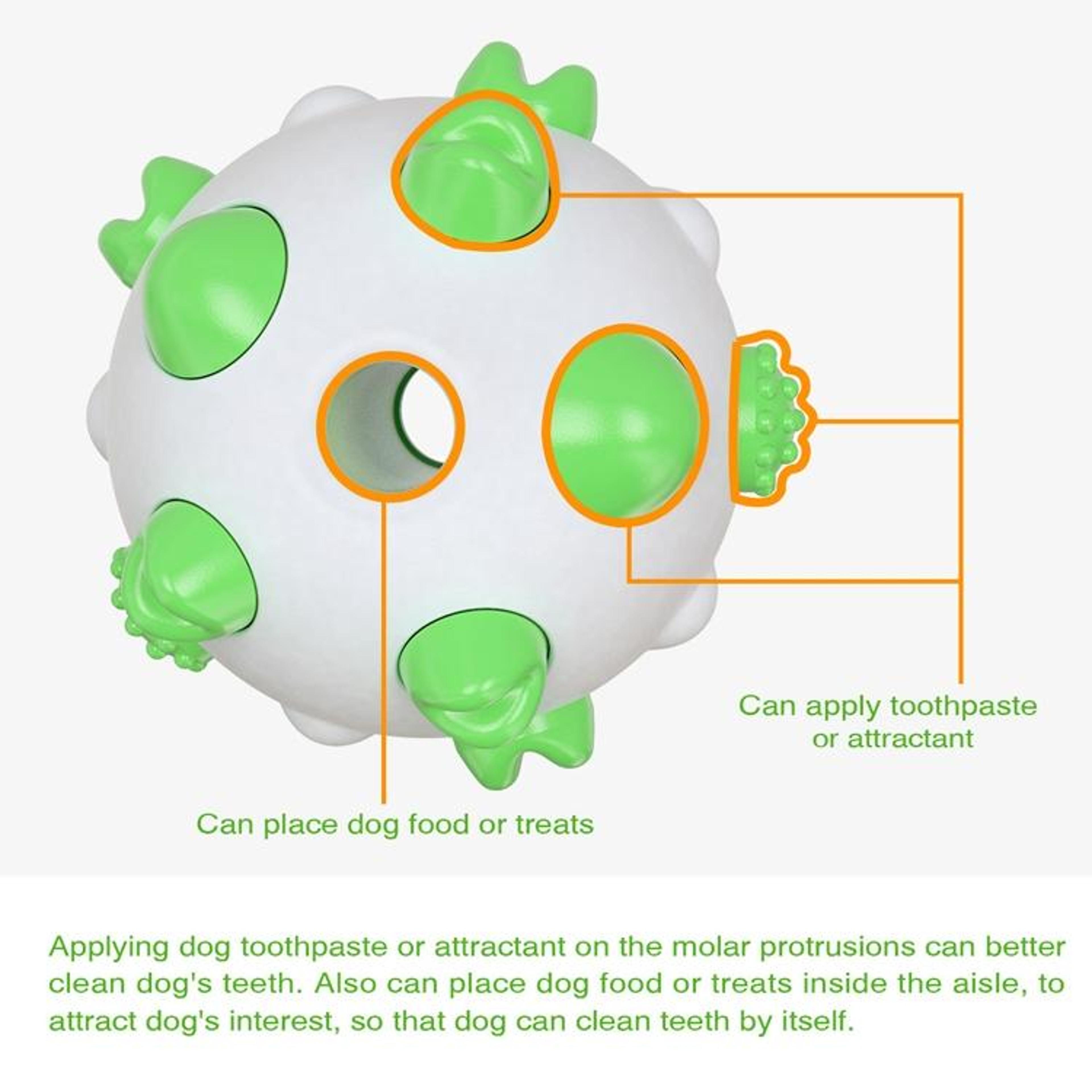 Durable Dog Chew Toy Ball Dental Cleaning Molar Stick For Aggressive Chewers 4