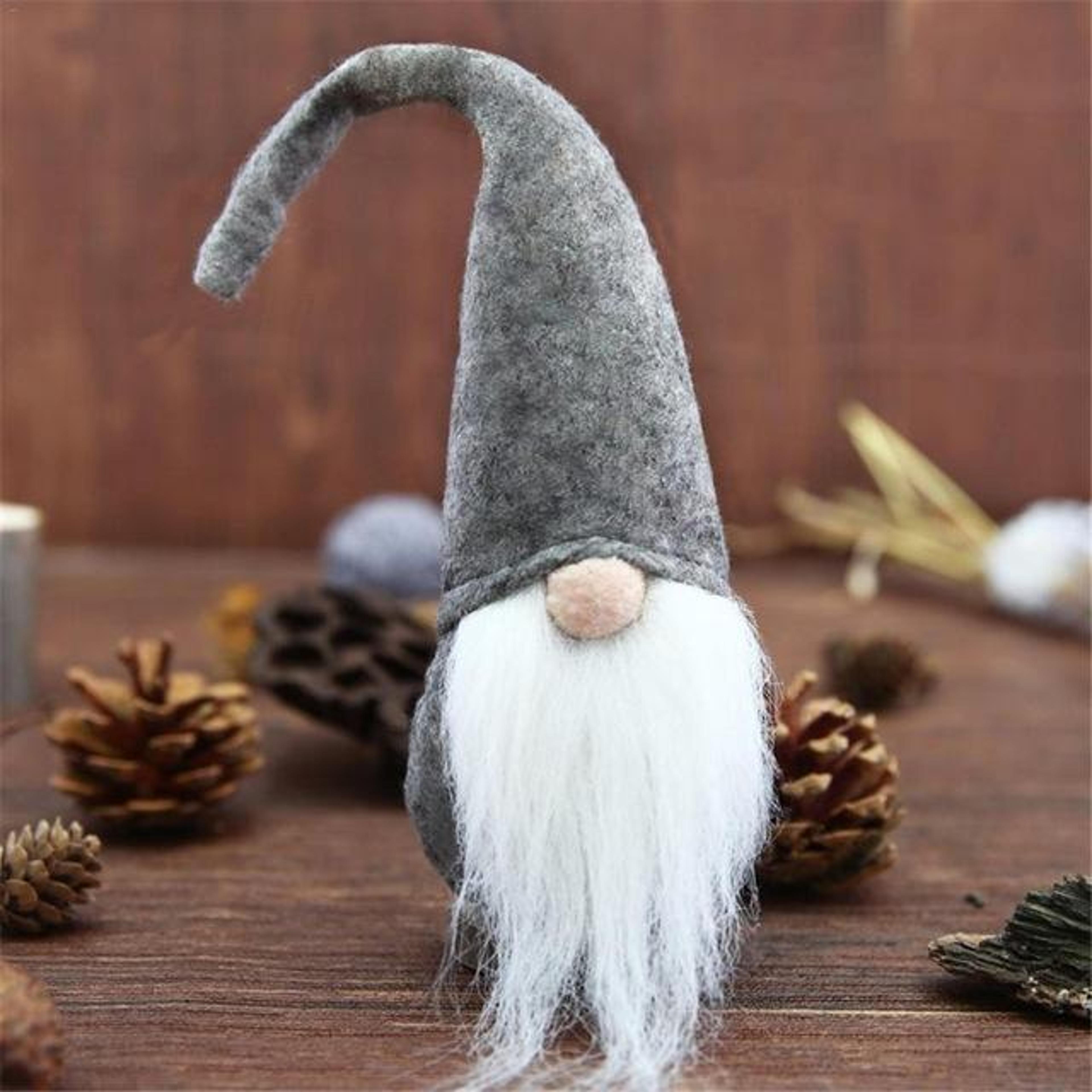 christmas gnome doll decoration mini santa plush holiday ornament gift