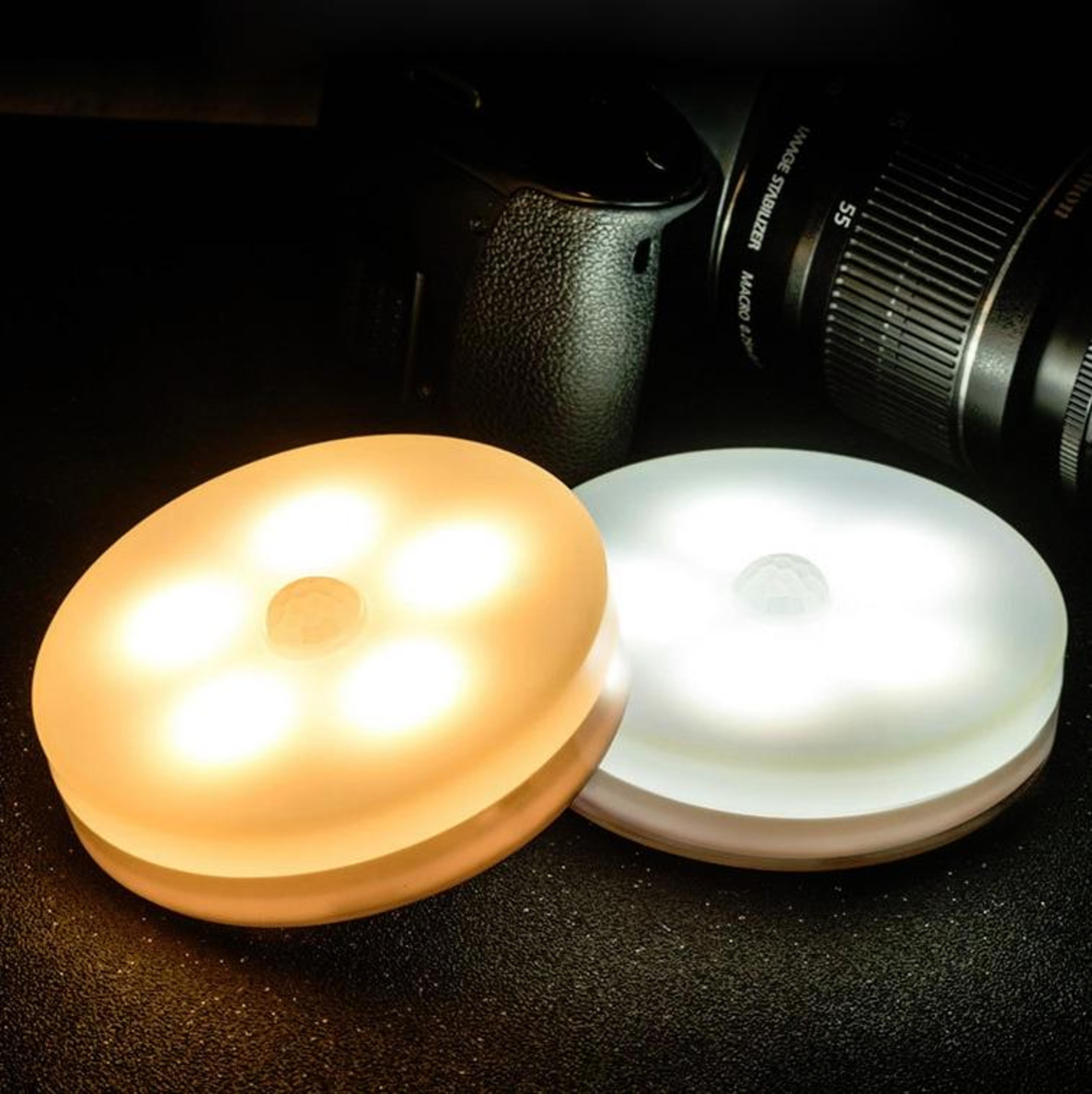 smart motion sensor night light rechargeable led bedside lamp for bedroom hallway