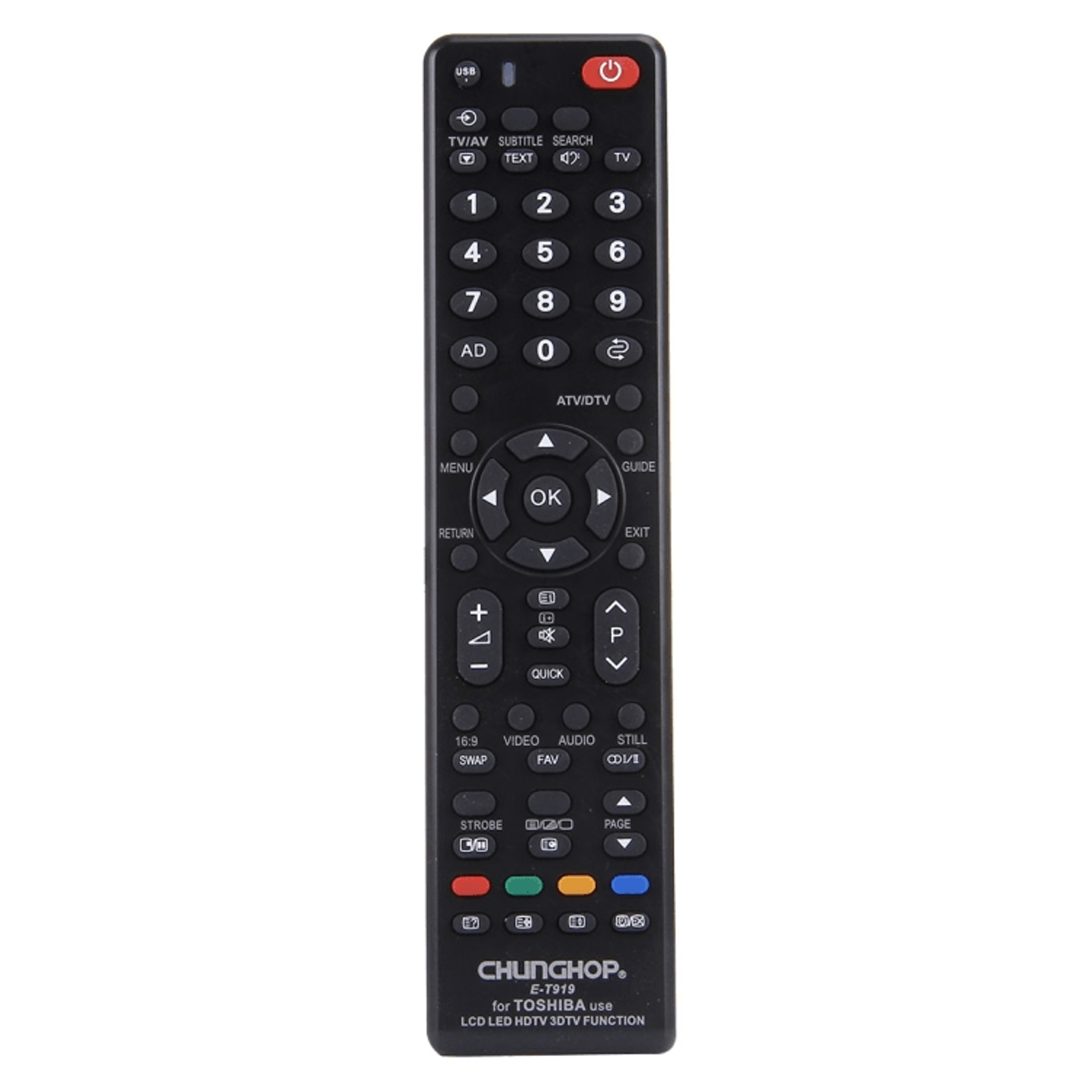 EH910 Universal Remote For Haier TVs No Setup Replacement Controller 13