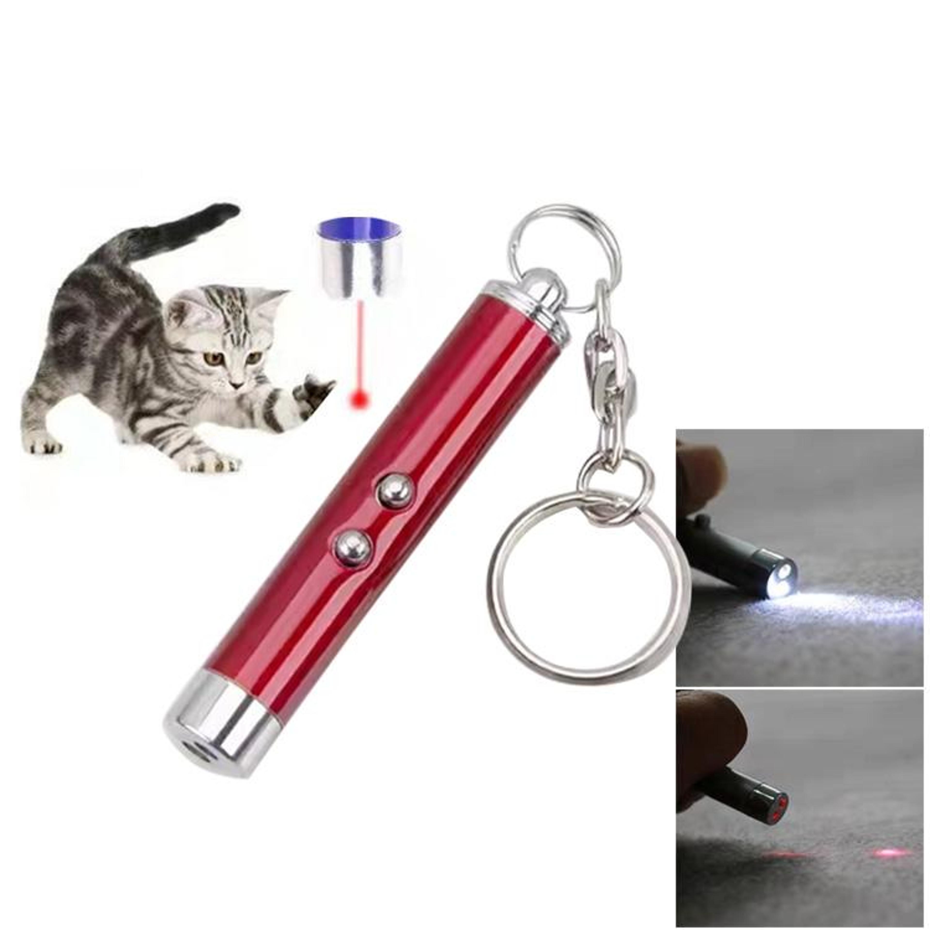 interactive cat laser toy pen portable pet laser pointer for cats and kittens