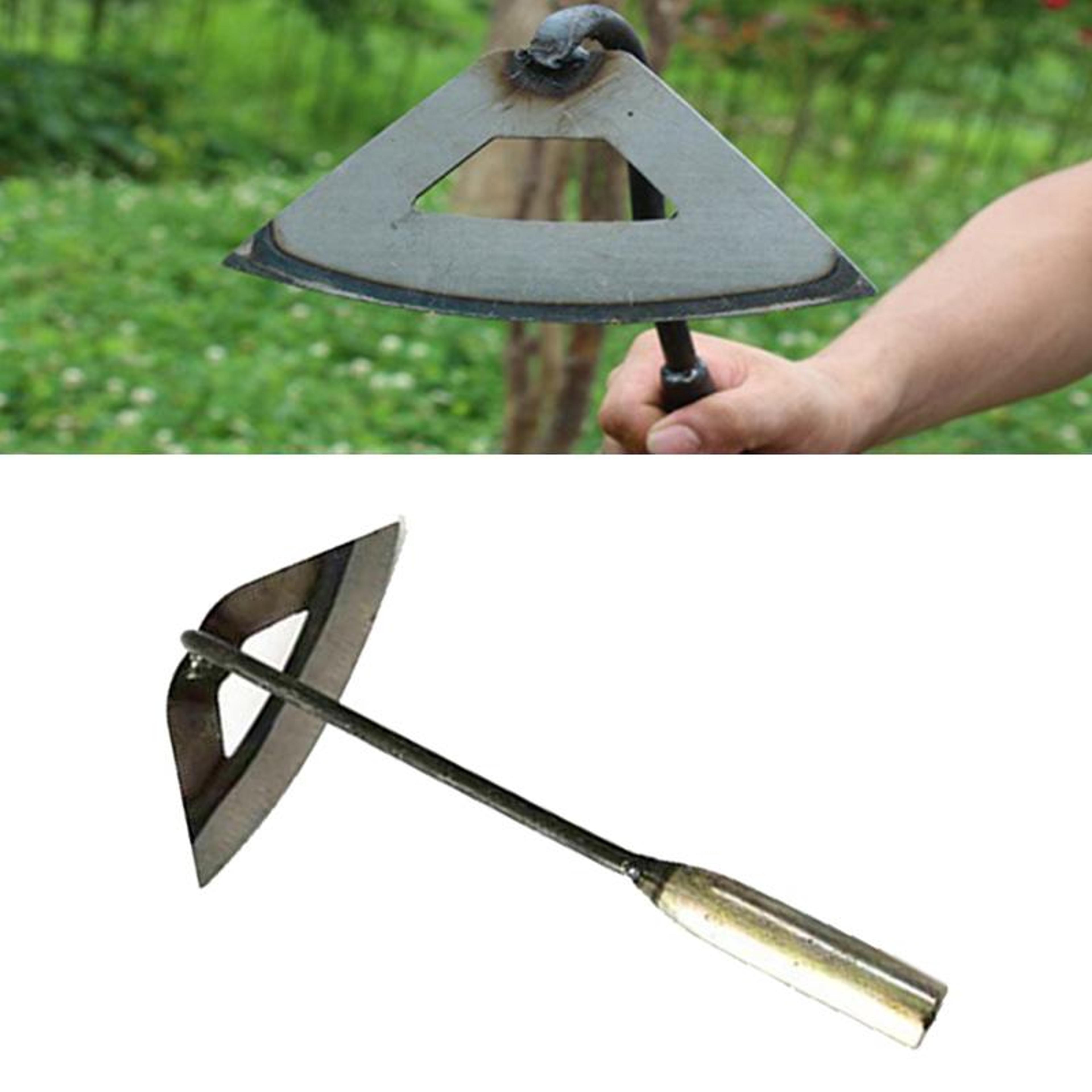 heavy-duty garden weeding tool, hand forged weeding shovel for effortless soil cultivation