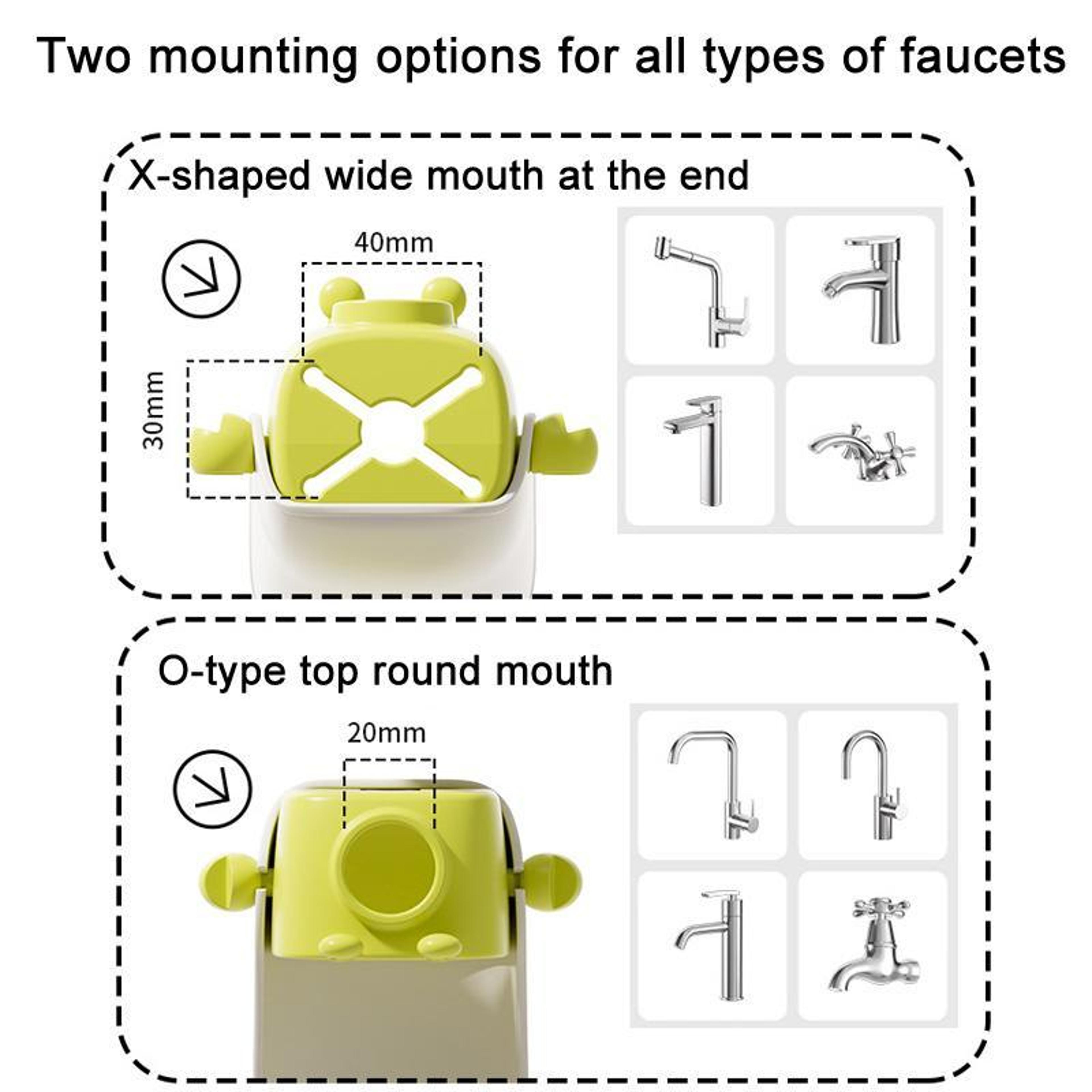 Kids Faucet Extender Splash Guard Silicone Baby Faucet Extender For Easy Handwashing 4