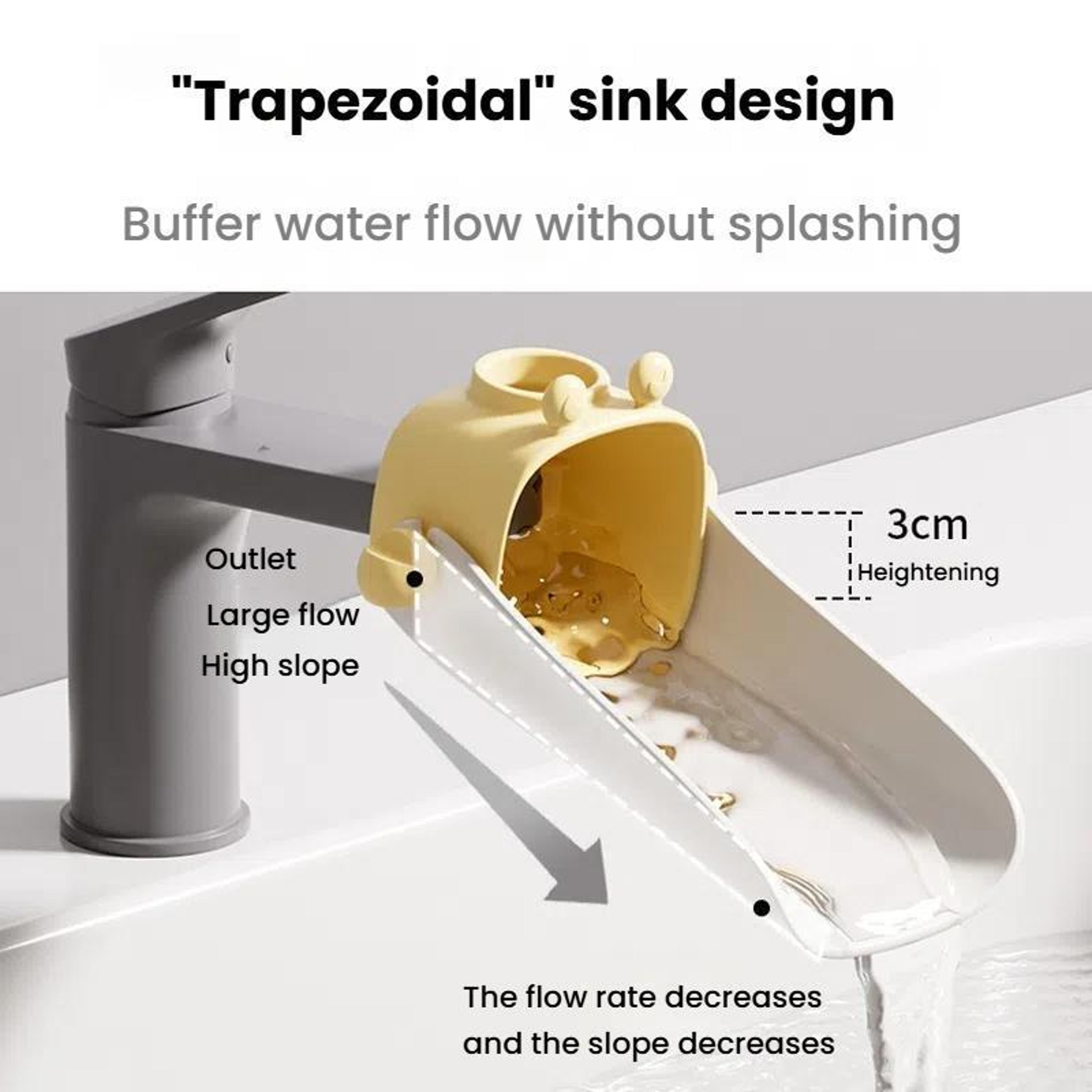 Kids Faucet Extender Splash Guard Silicone Baby Faucet Extender For Easy Handwashing 9