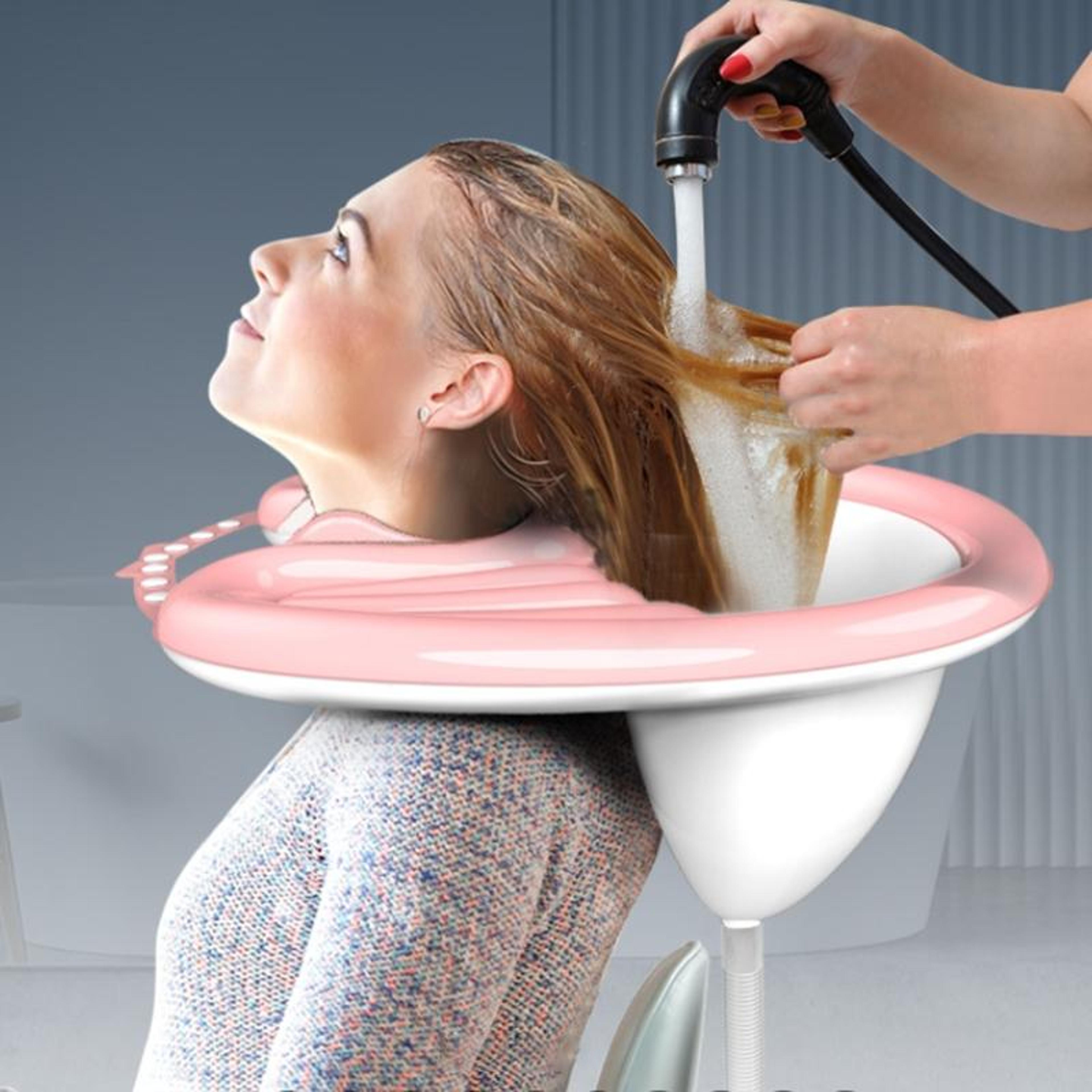 portable inflatable hair washing basin for bedridden elderly patients and pregnant care