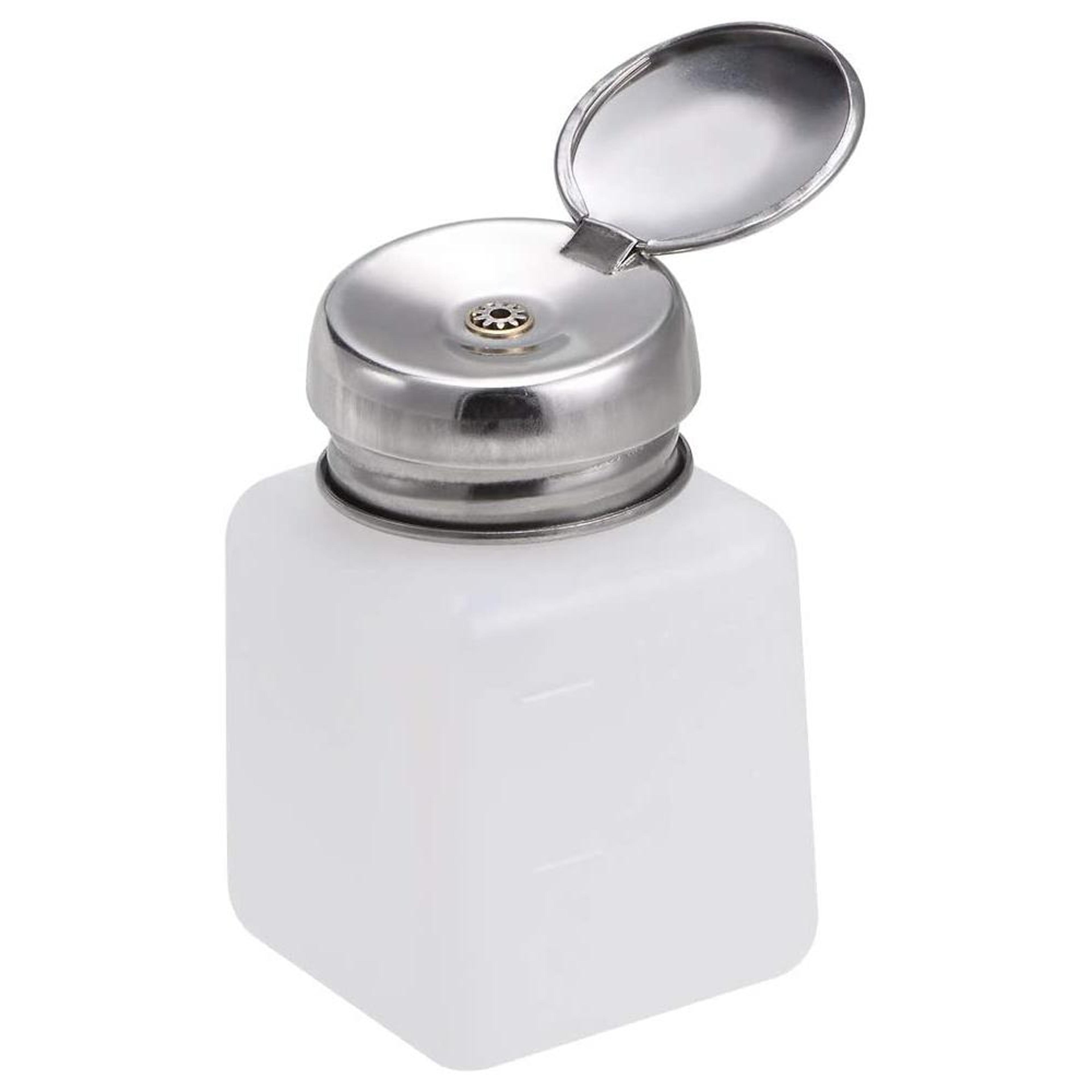 push down alcohol dispenser bottle stainless steel precision pump container