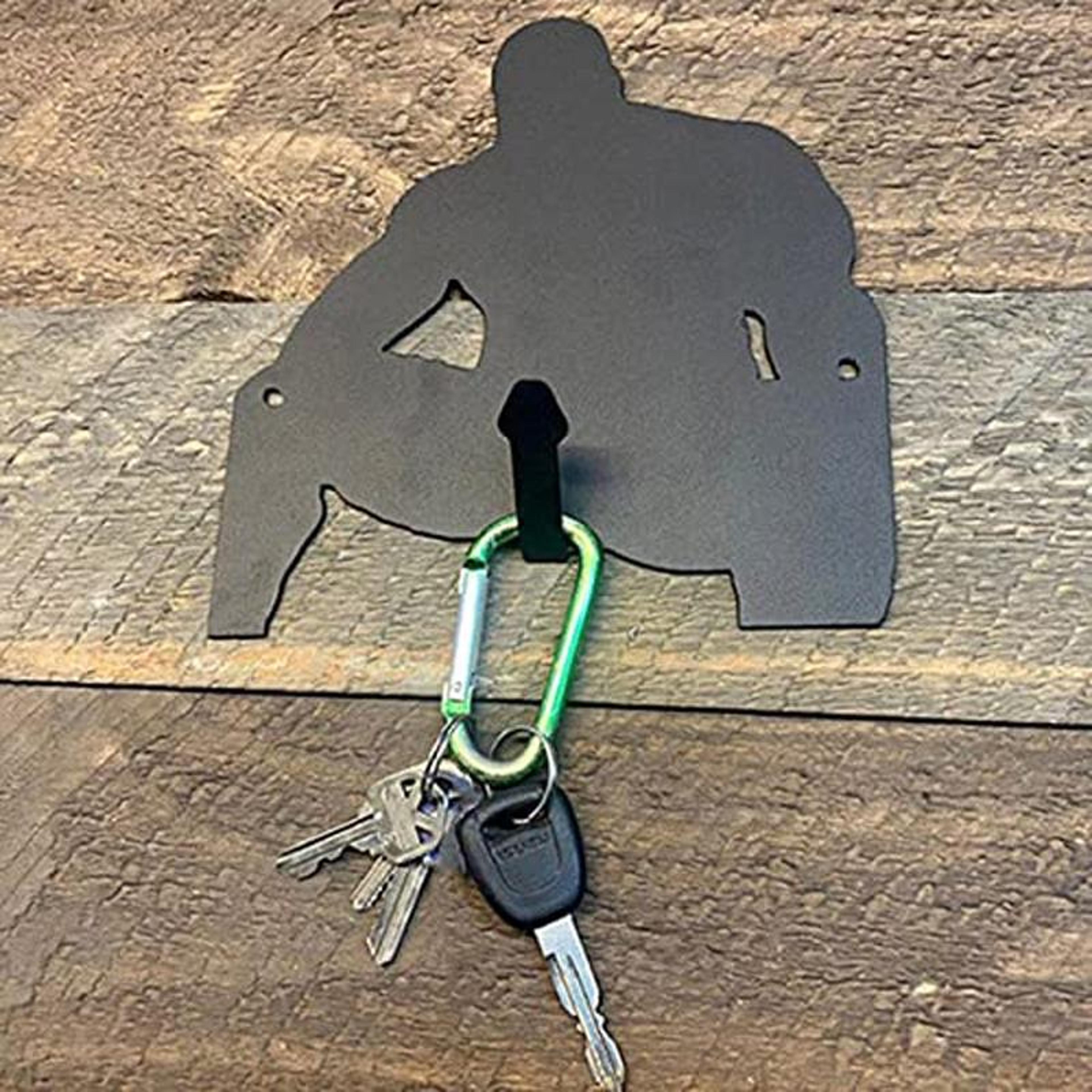 Muscle Man Wall Key Holder Rack Funny Decorative Hook Organizer For Keys And Small Items 3