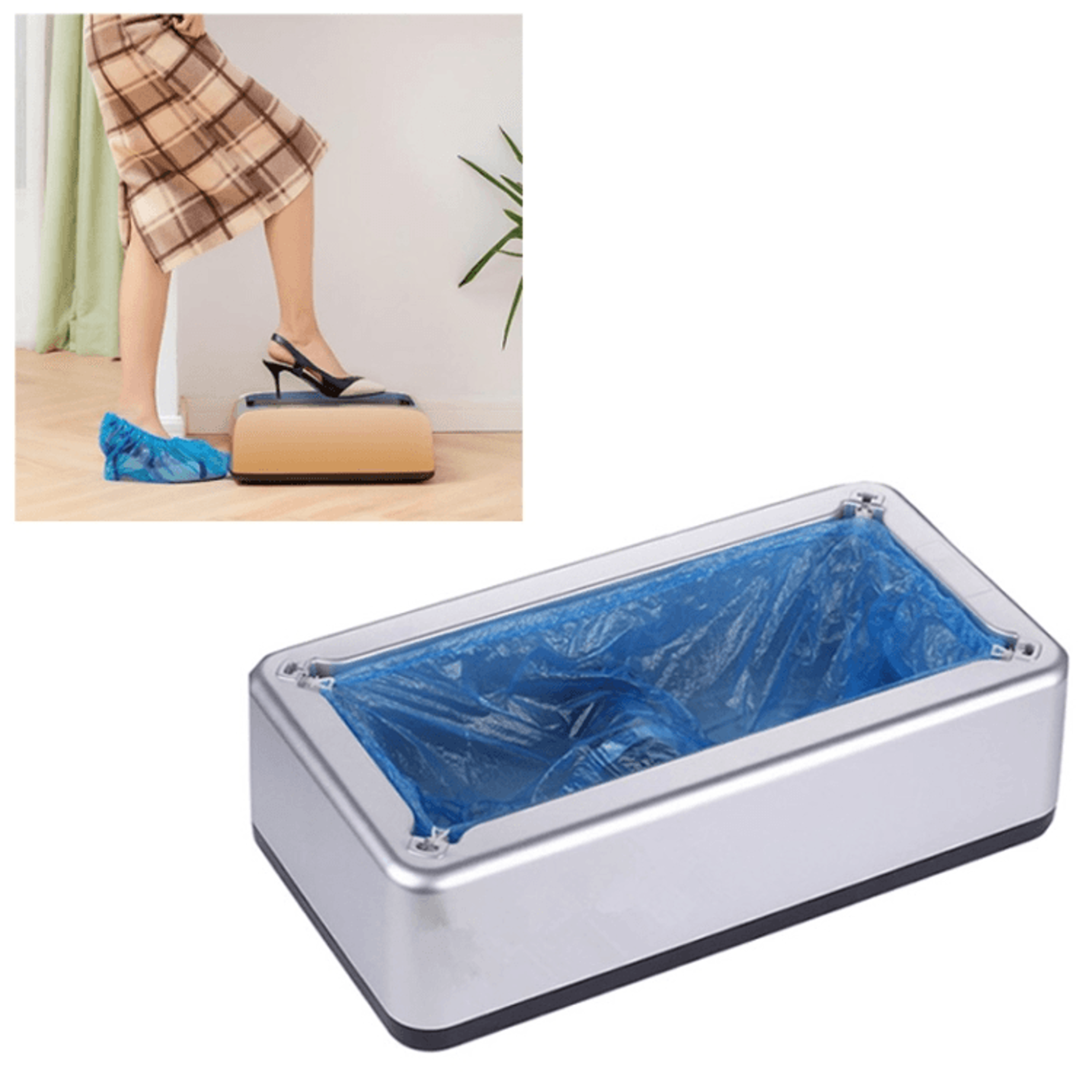 automatic shoe cover dispenser machine for home & clinic hygiene