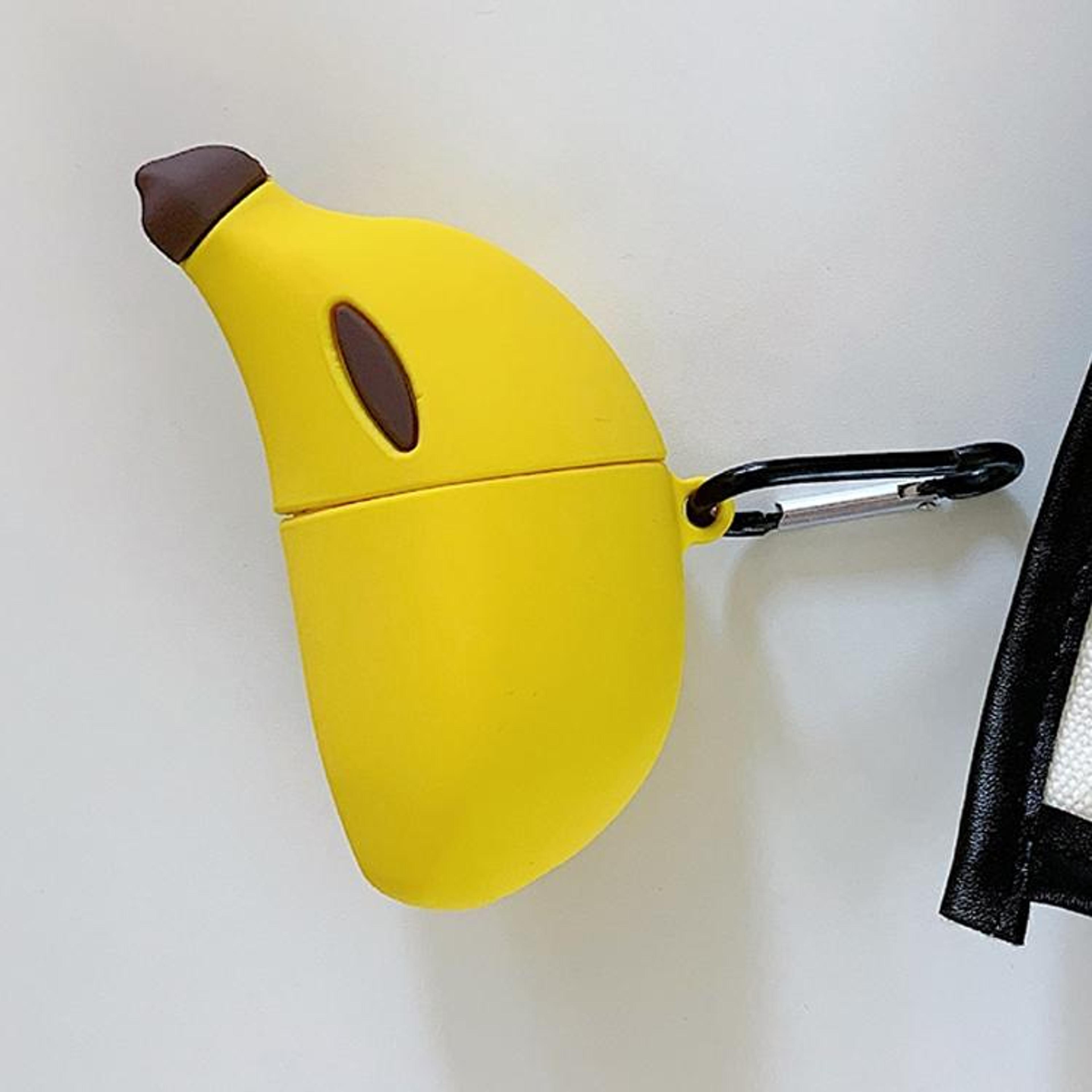 Cute Shockproof Banana AirPods Case Silicone Cover For AirPods 1