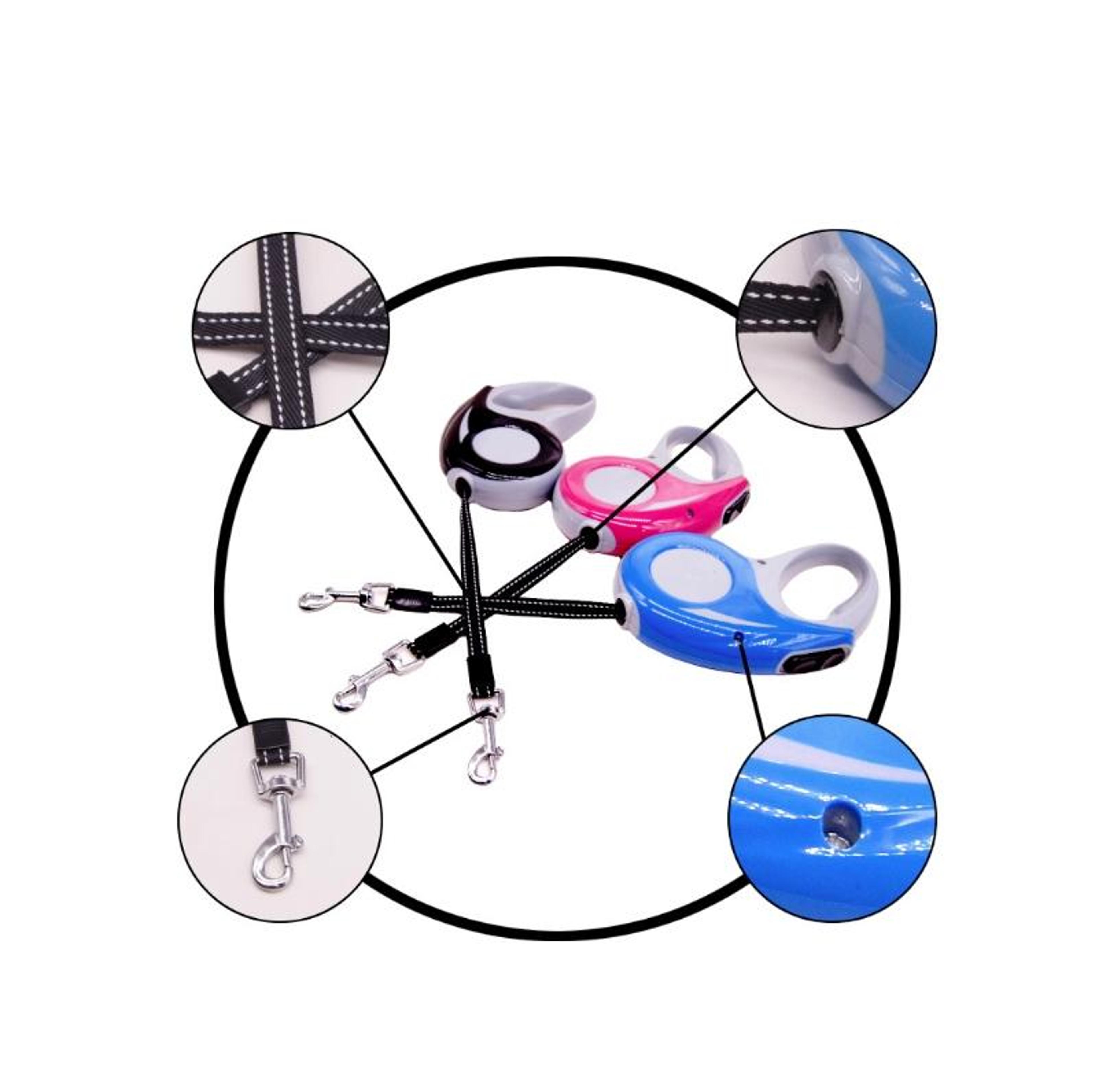 Retractable Dog Leash With Automatic Traction Durable Pet Walking Rope 3