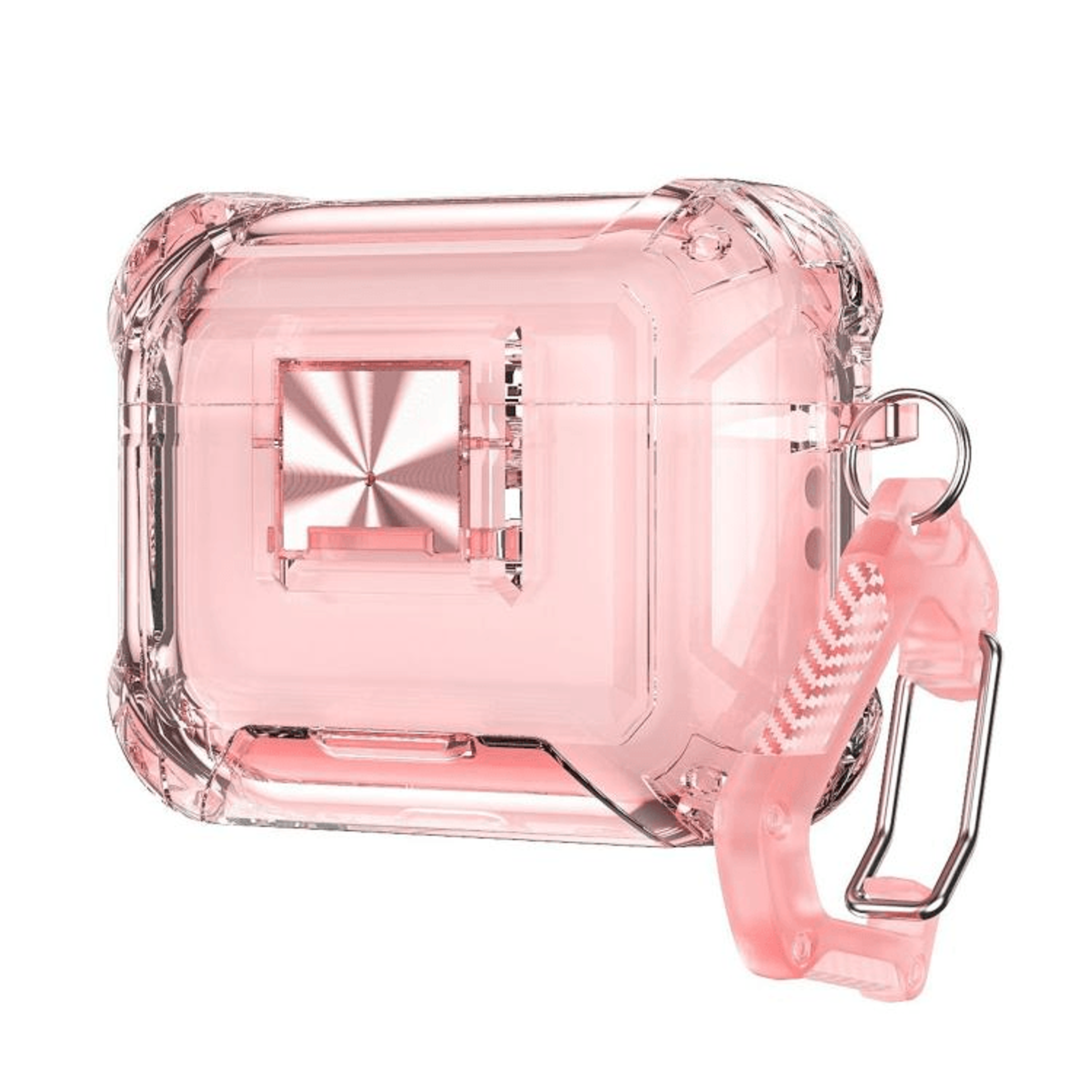 AirPods Pro Clear Lock Case With Carabiner Shockproof Cover 10
