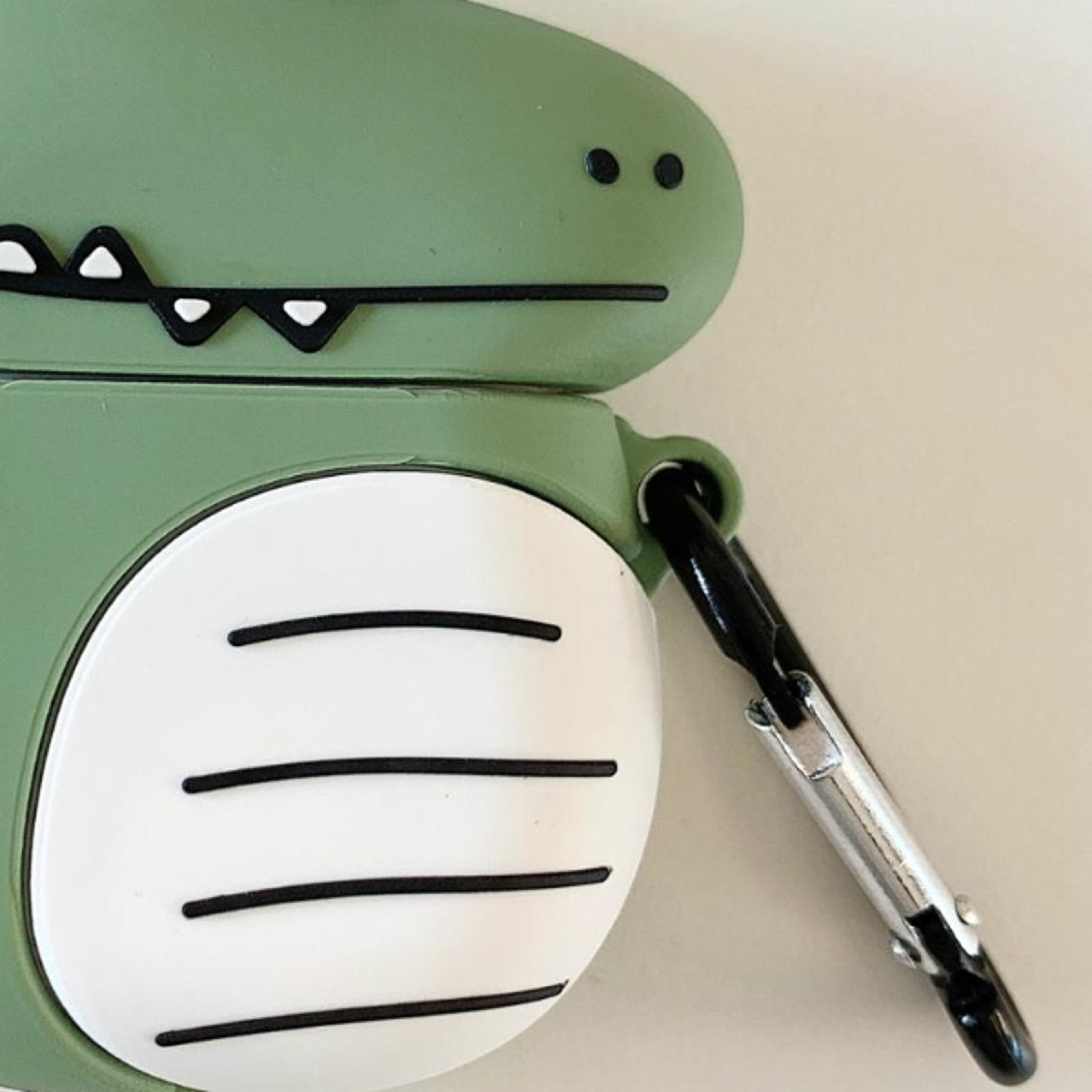 Cute Dinosaur AirPods Case Soft Silicone Protective Cover