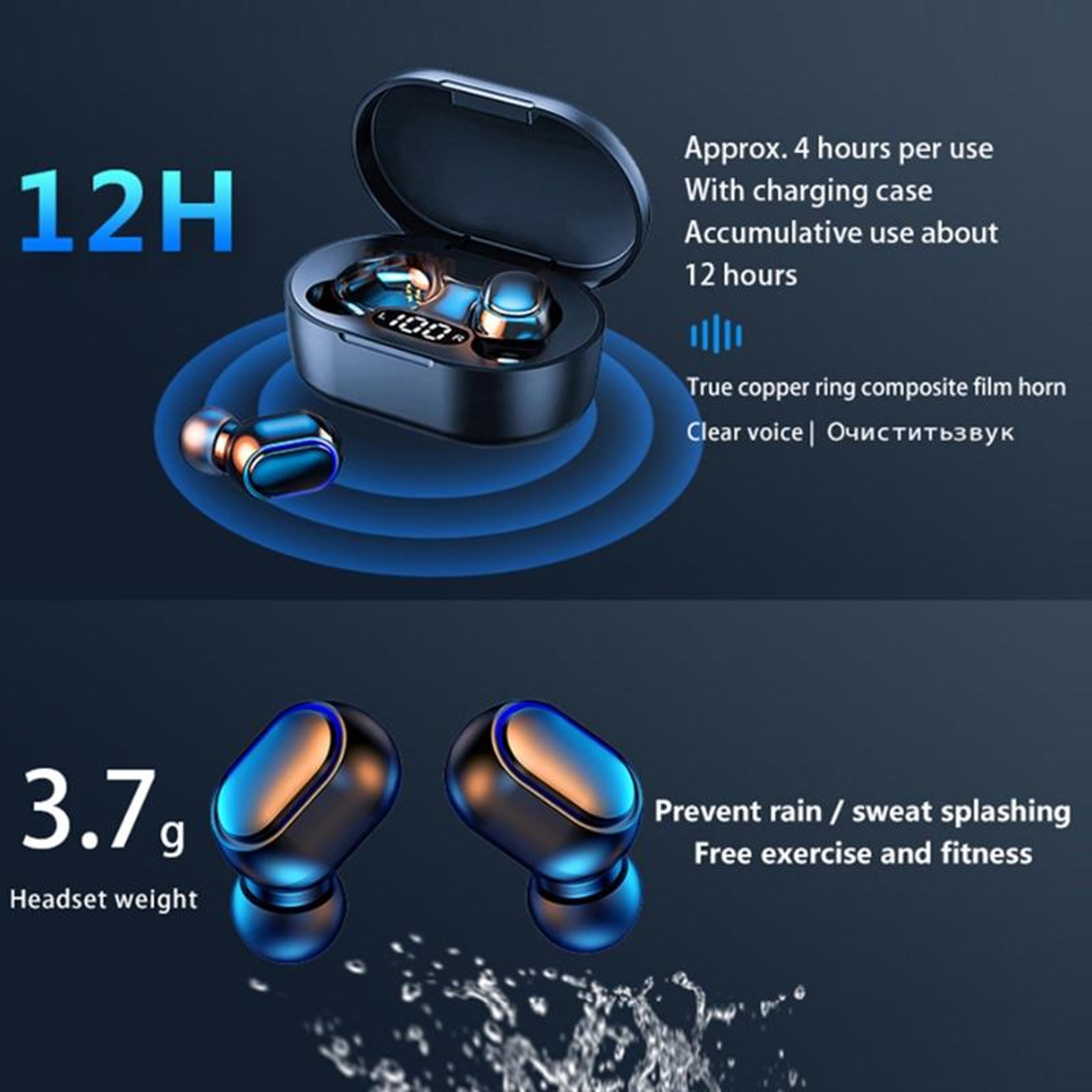 Wireless Sports Earbuds Waterproof Bluetooth 50 TWS In Ear Headphones 8