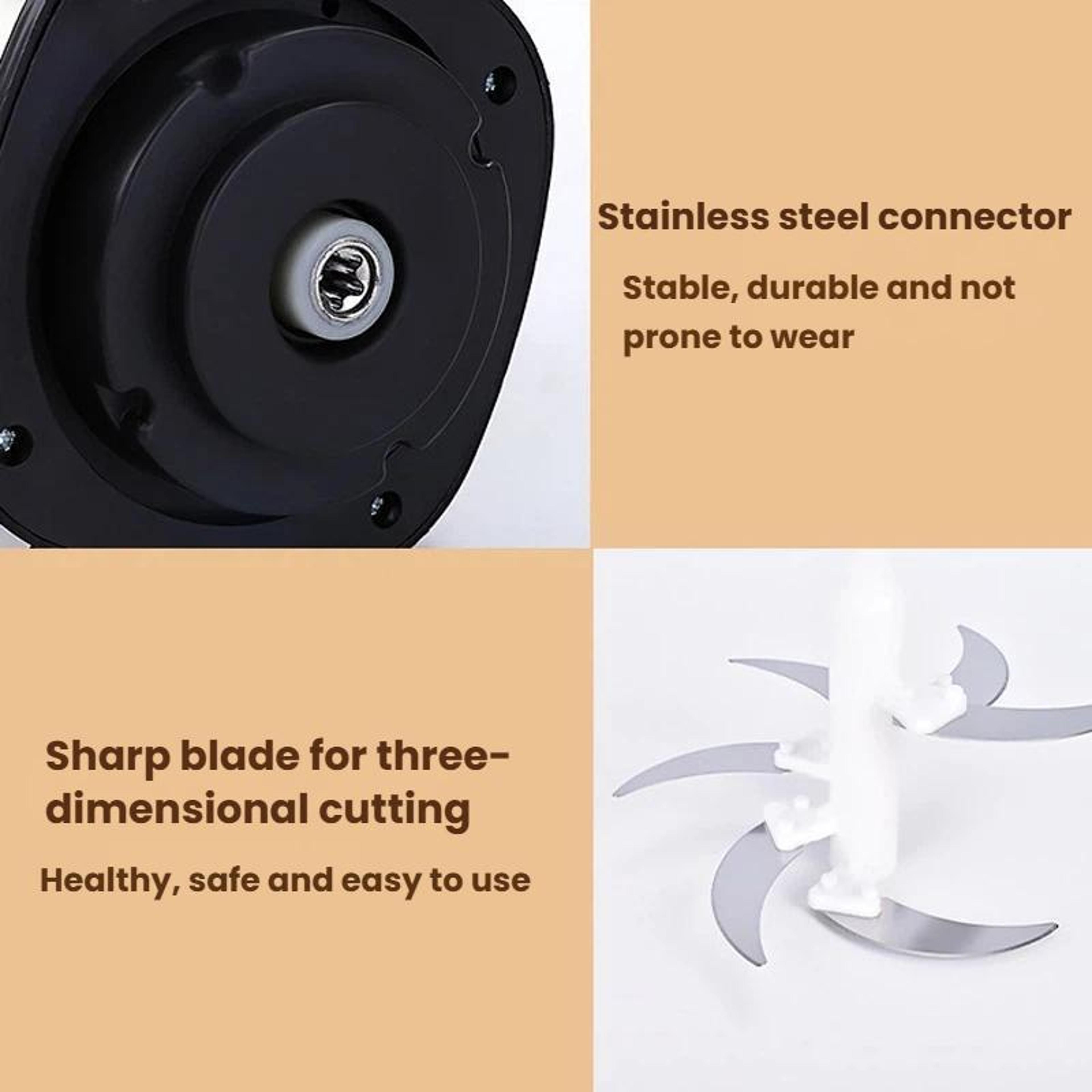 Electric Stainless Steel Meat Grinder  Food Processor For Home Kitchen 5