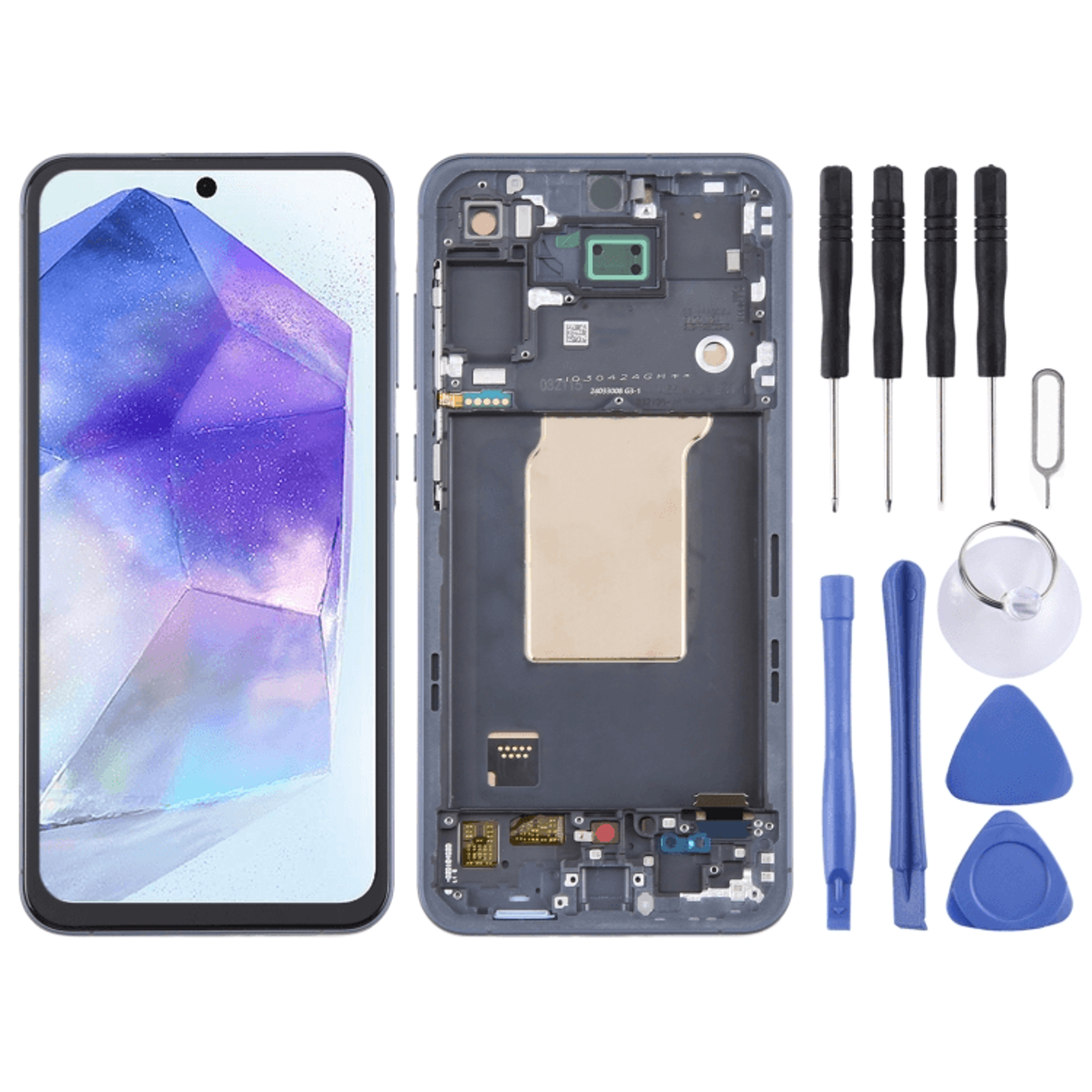 Samsung Galaxy A15 5G TFT LCD Screen Digitizer Assembly With Frame SMA156B Replacement 9