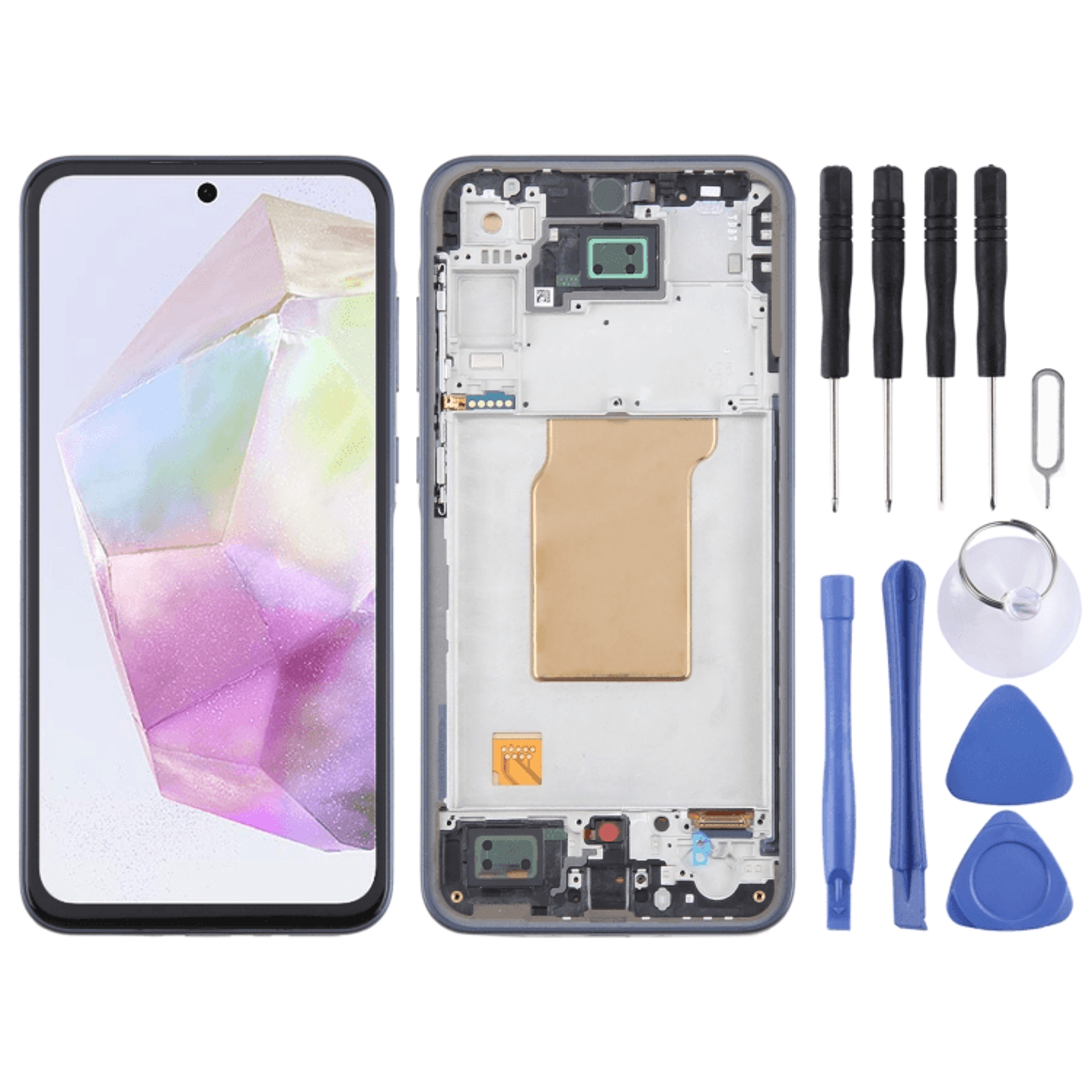 Samsung Galaxy A15 5G TFT LCD Screen Digitizer Assembly With Frame SMA156B Replacement 10