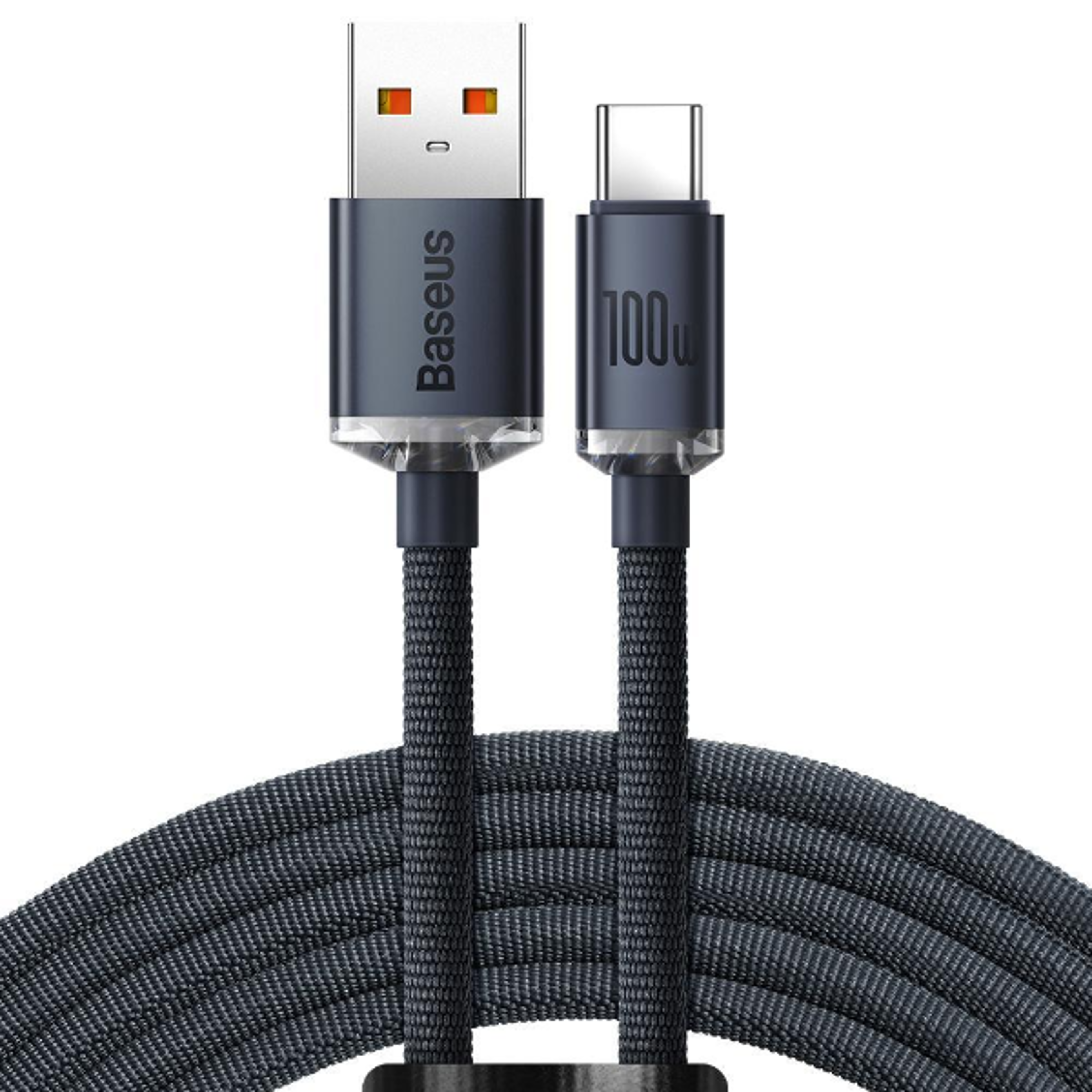 crystal shine 100w usb c fast charging cable durable high speed type c cable