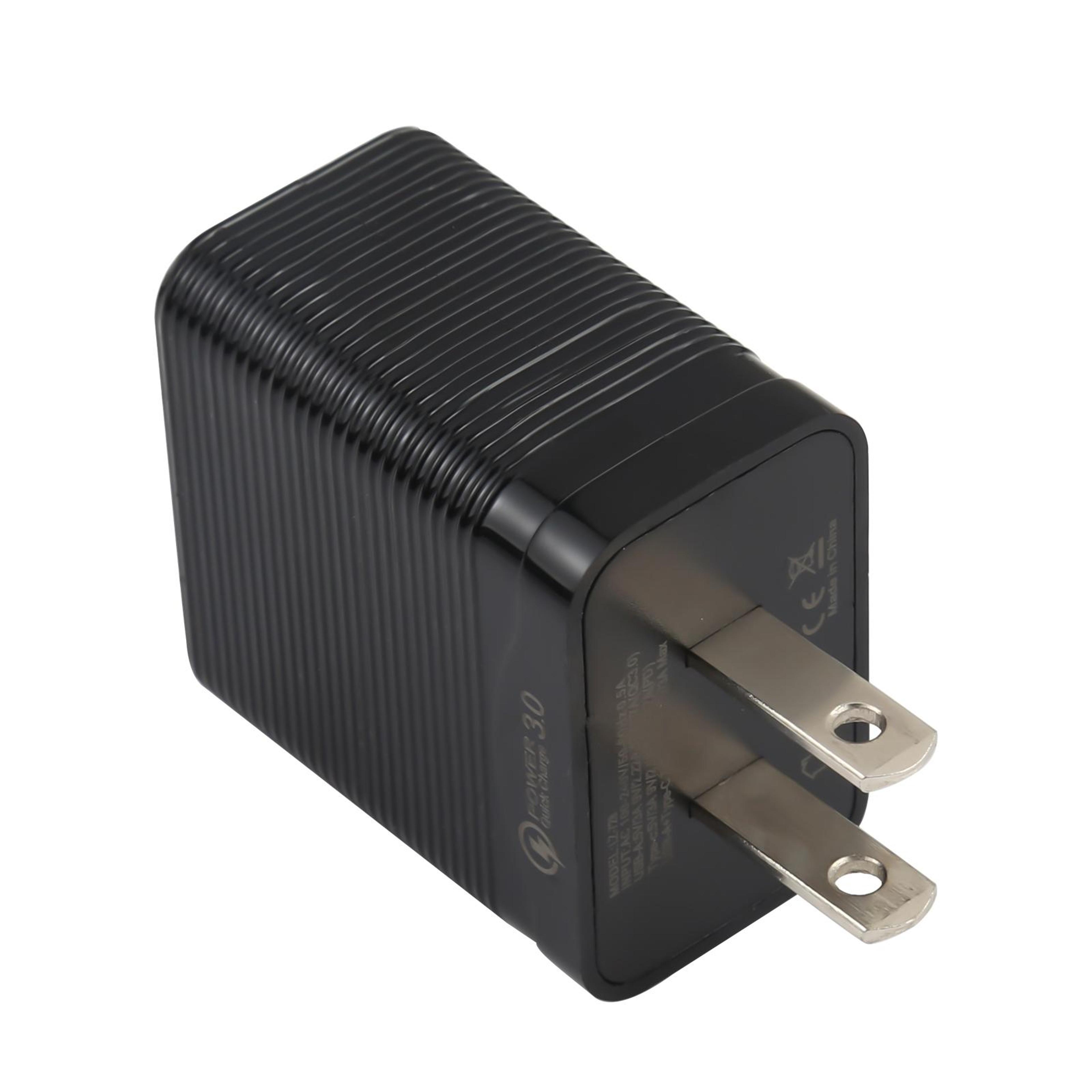 Dual Port Fast USB C Charger 20W PD  QC Compact Travel Wall Adapter 4