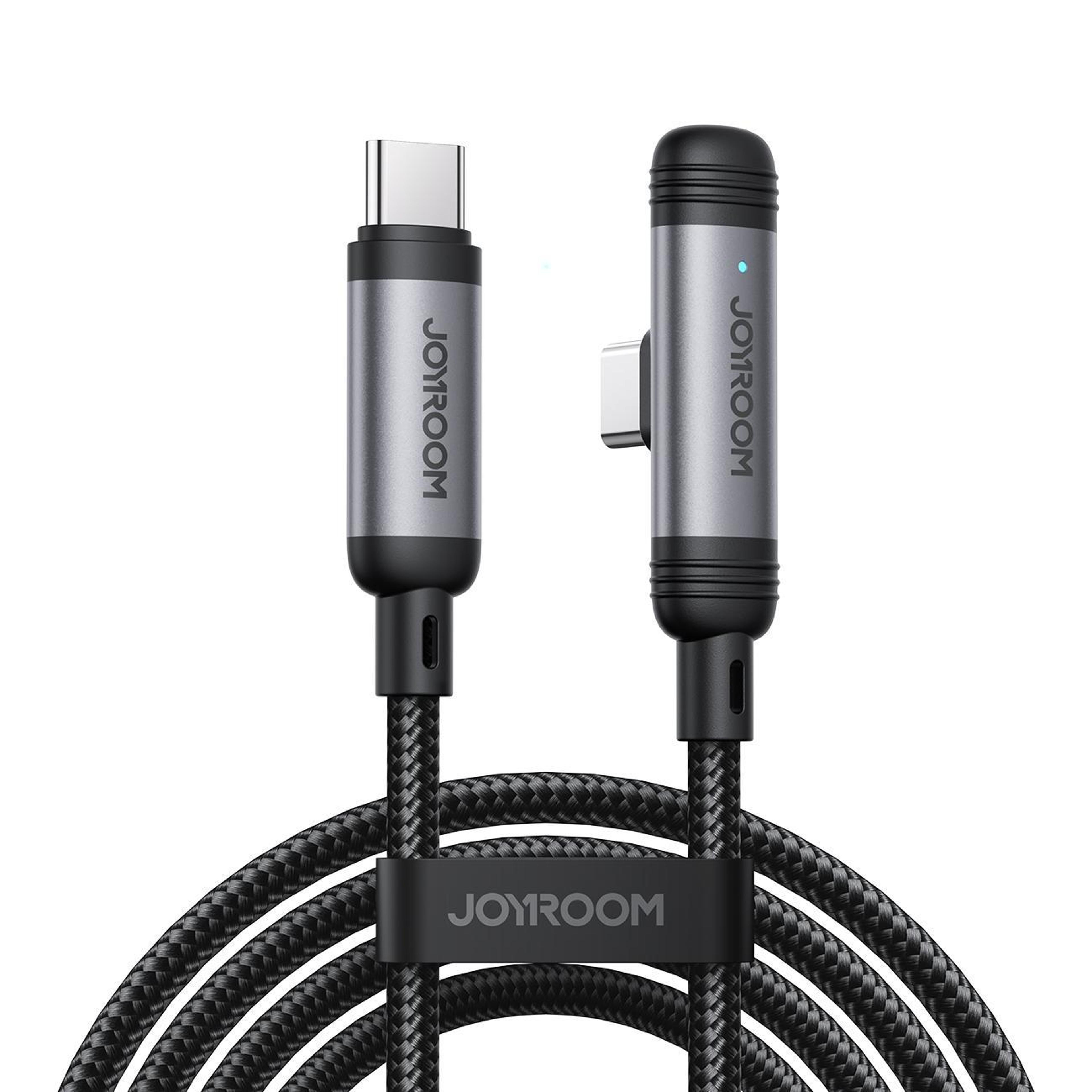 30W Fast Charging Type C To Lightning Cable 90 Degree Braided Charger 10
