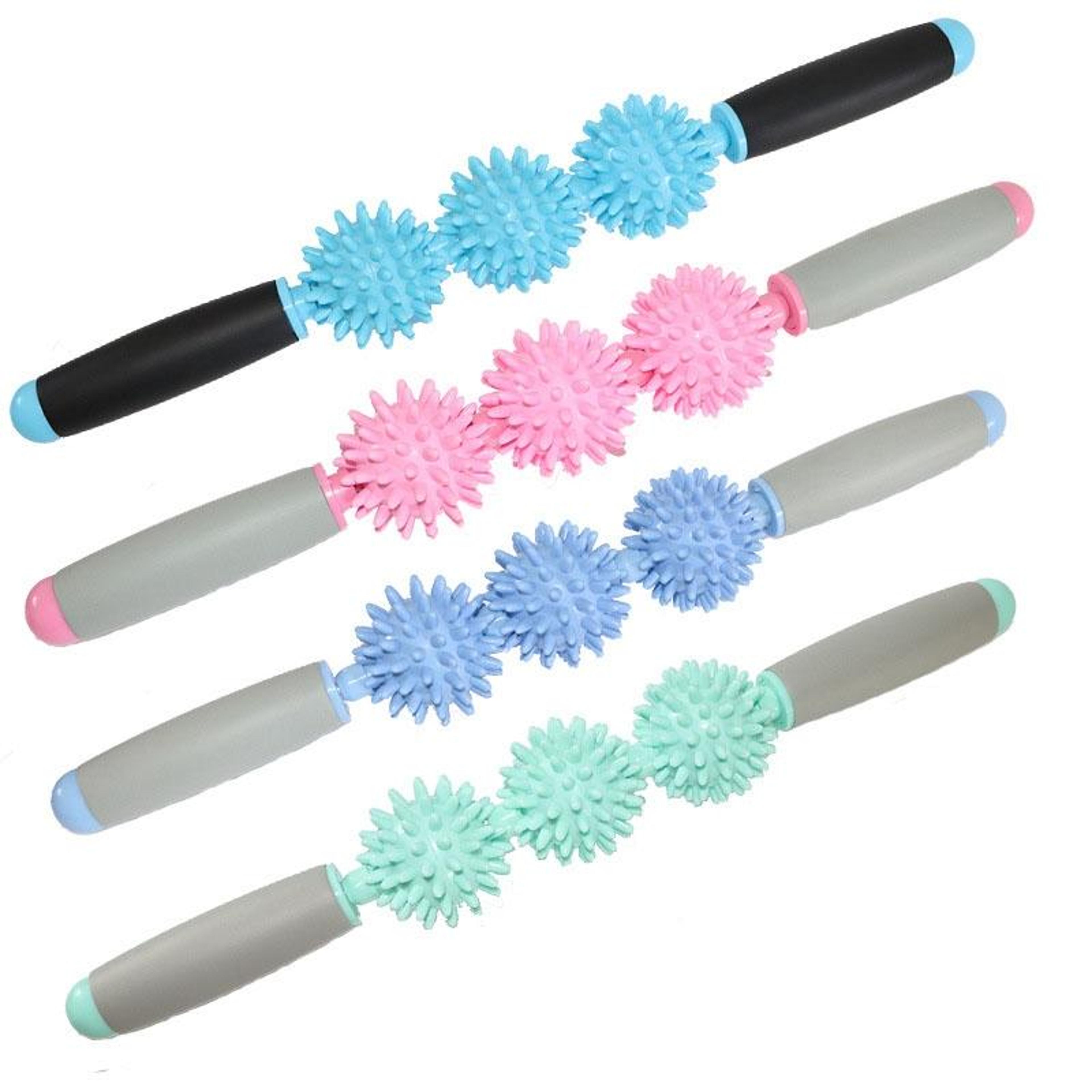 roller spiky massage stick for neck, legs, hands and trigger point relief