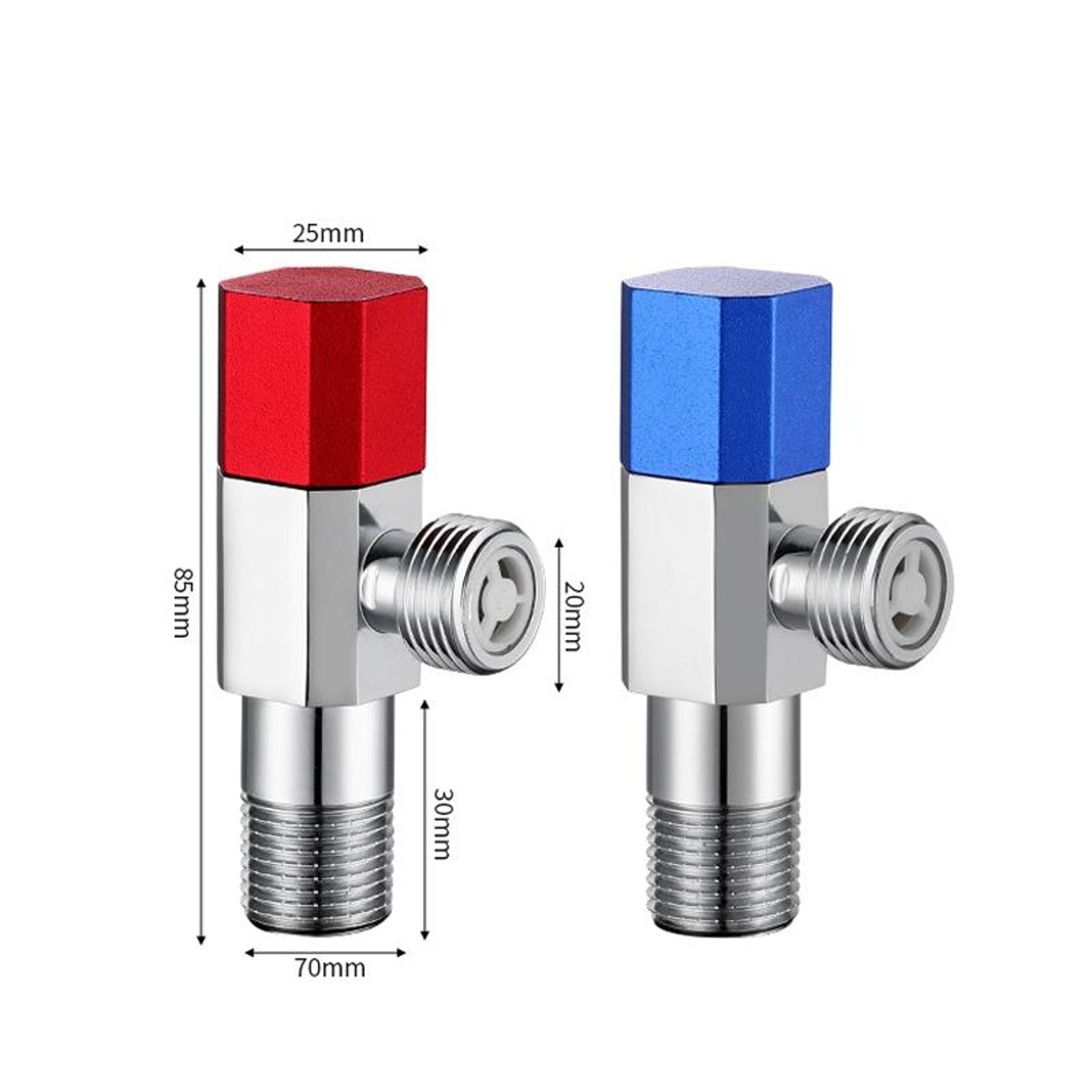 High Flow Brass Angle Valve With Check Valve LeakProof Toilet Inlet Valve 1