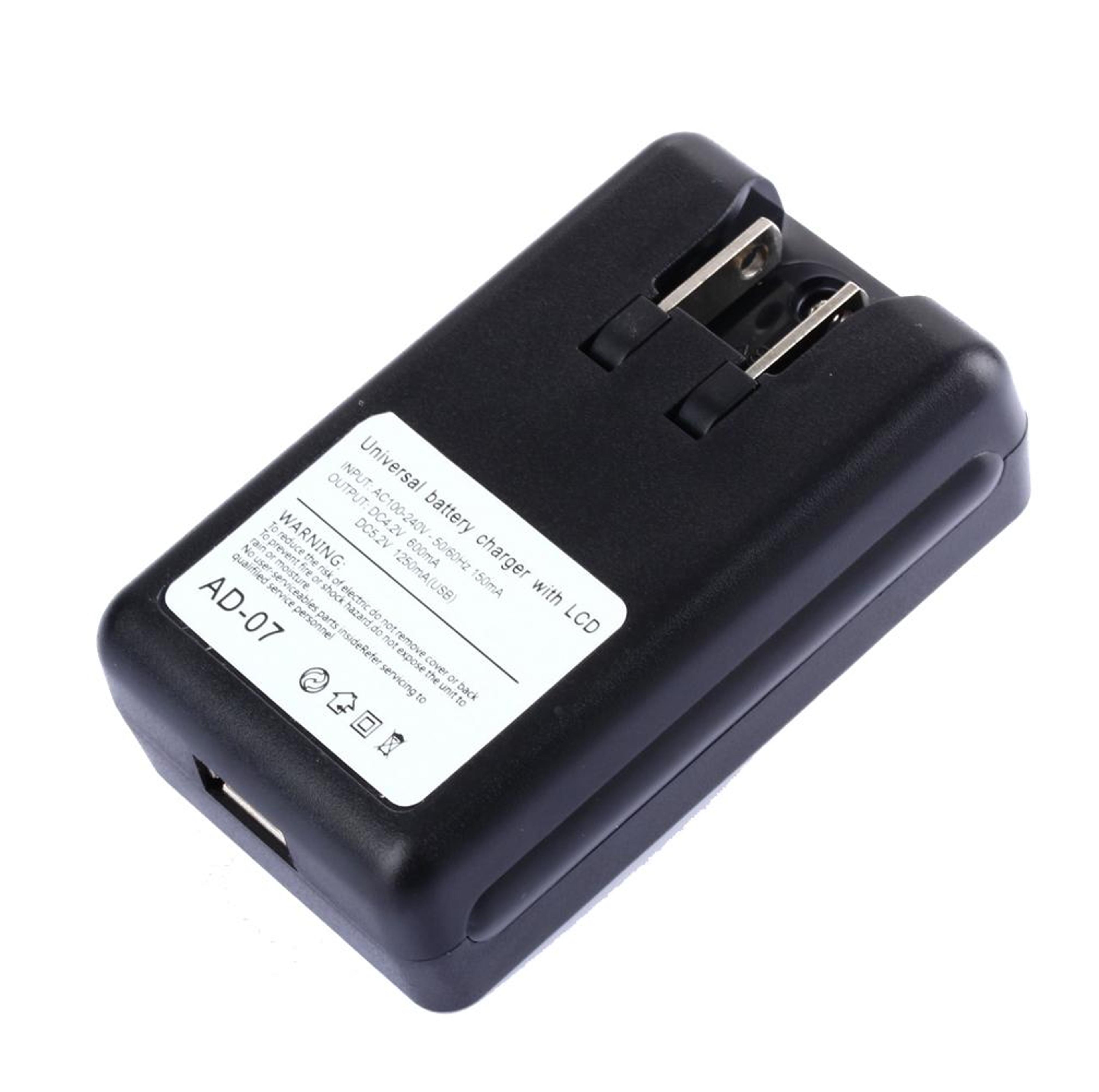 Universal Battery Charger With USB Output And LCD Display For Smartphones 6