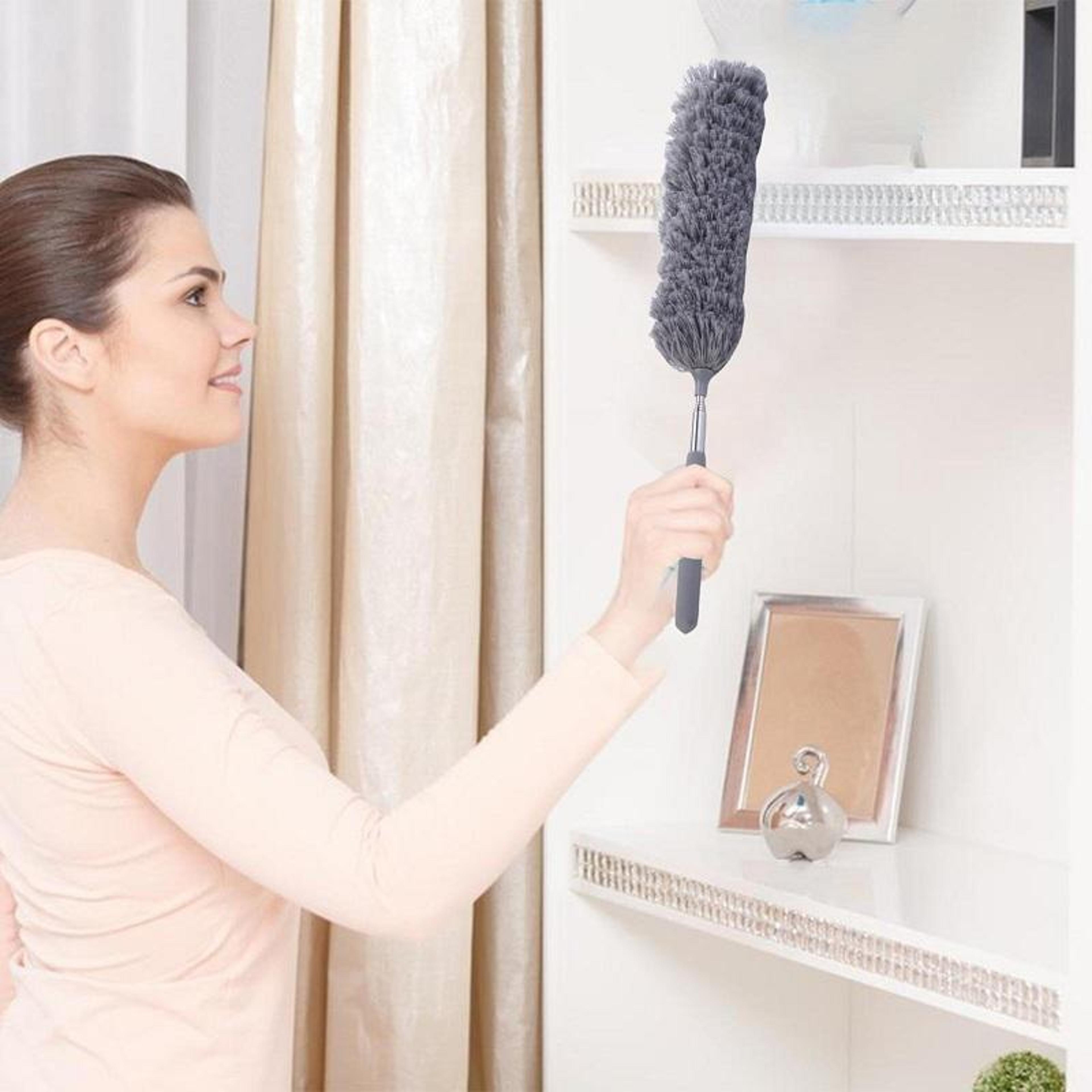 bendable telescopic duster stainless steel 360° extendable dust cleaner