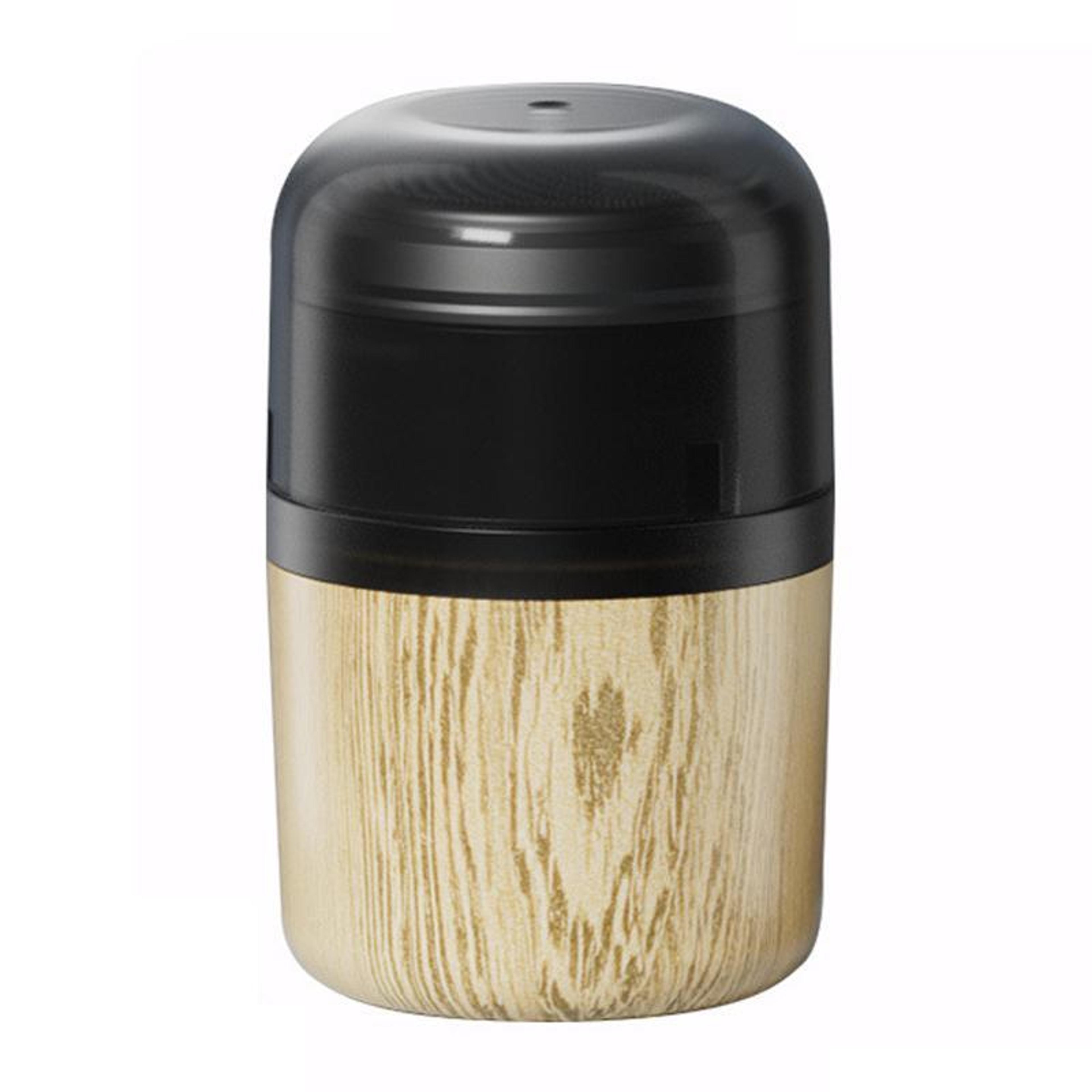 Wood Grain Electric Shaver For Men Rechargeable Rotary Razor With Stainless Steel Blades 9