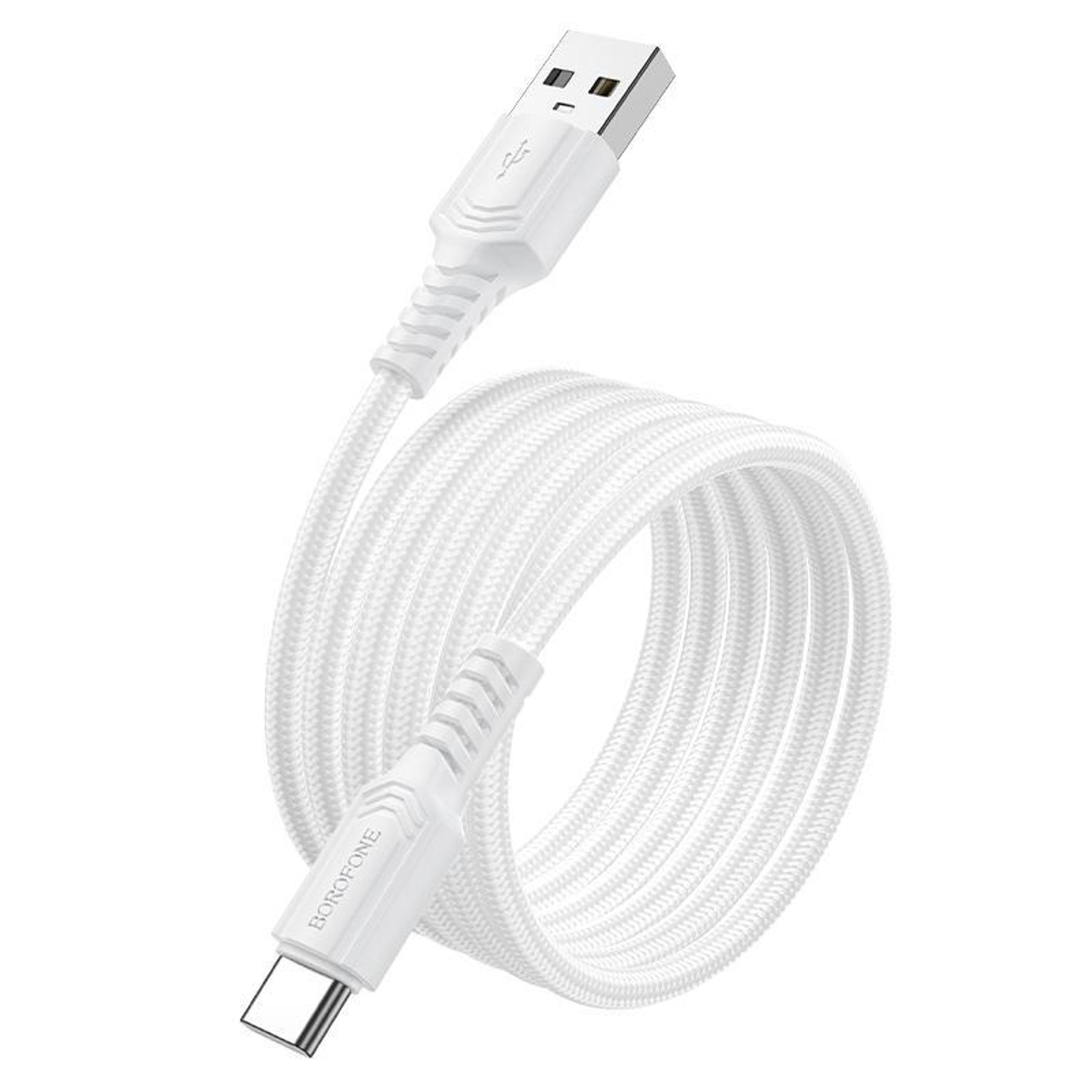 Fast Charge 3A USB C Charging Cable 1M Nylon Braided Durable Type C Data Cable 1