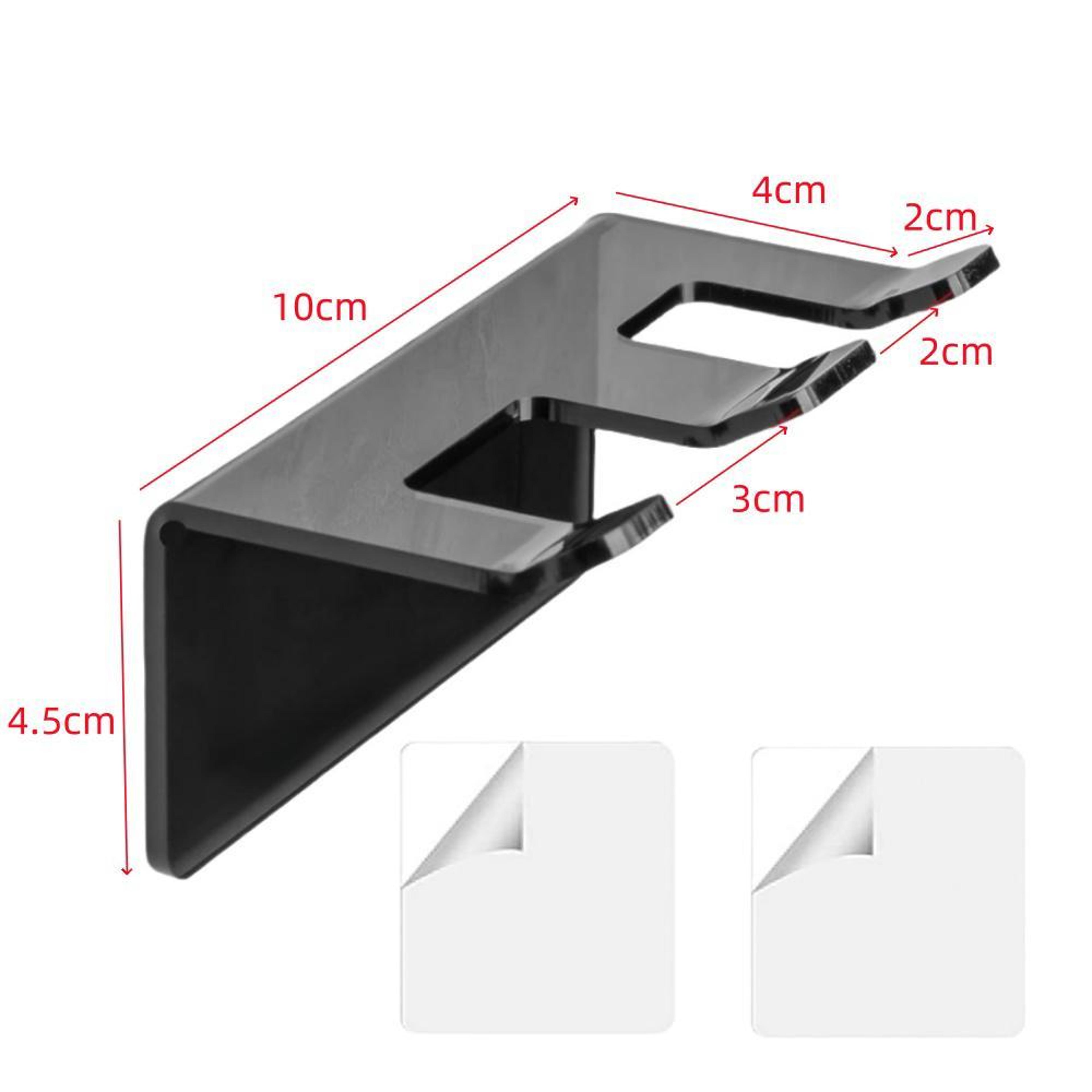 ClearGrip Self Adhesive Razor Holder For Shower Wall 4