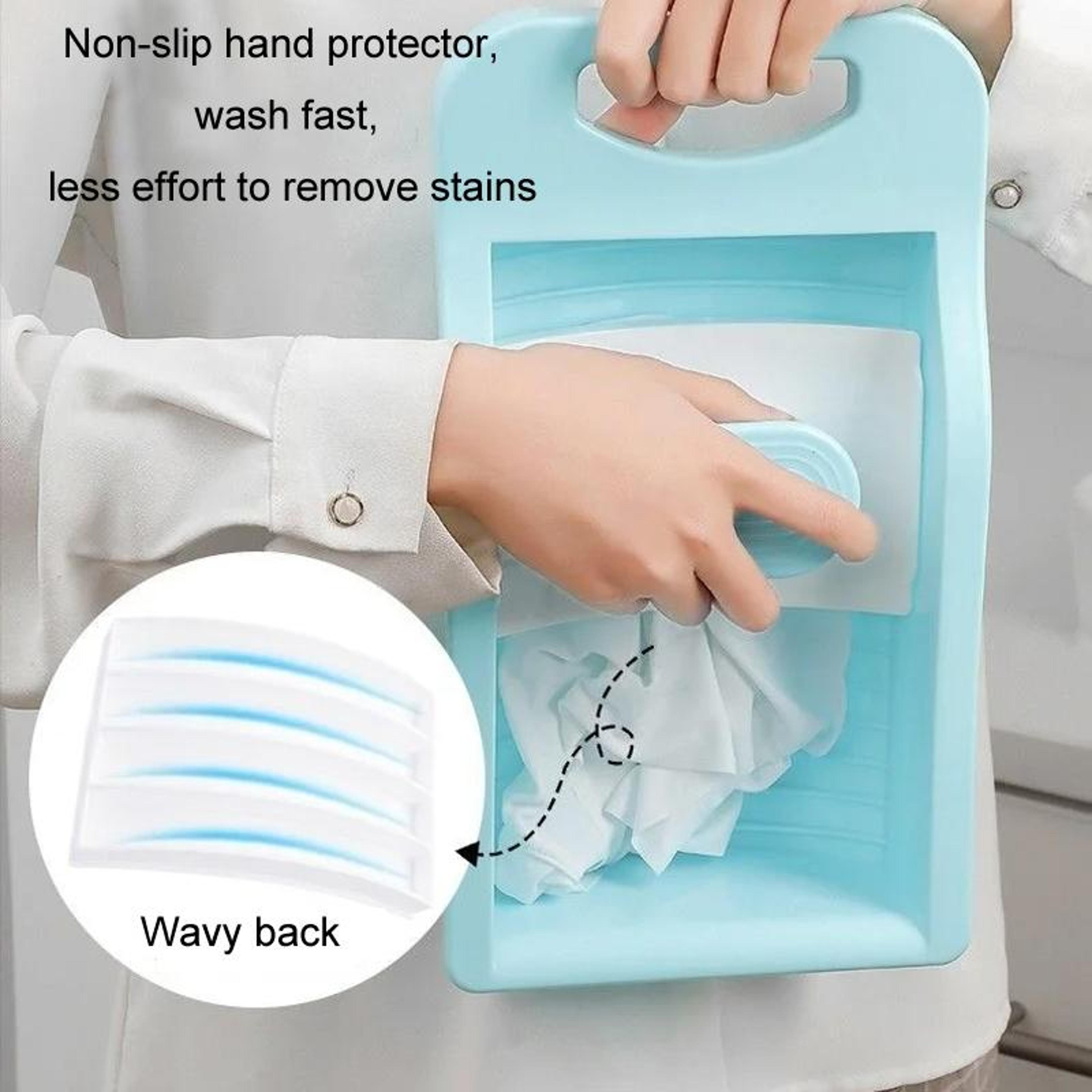 Portable Underwear Washing Board Manual Laundry Board For Socks Delicates And Small Clothes 7