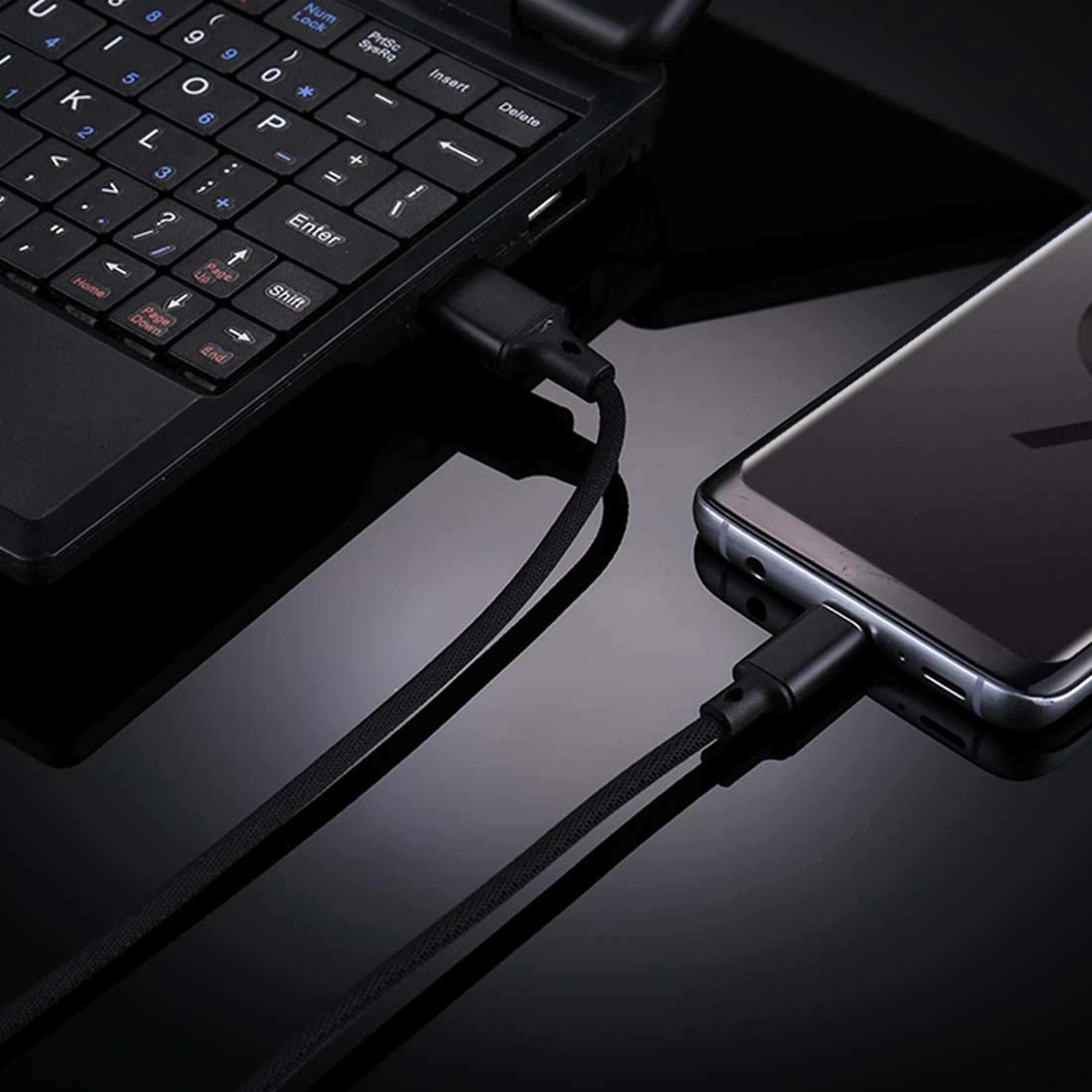 1m USB C Charging Cable Nylon Braided Fast Charging Type C Data Sync Cord 9