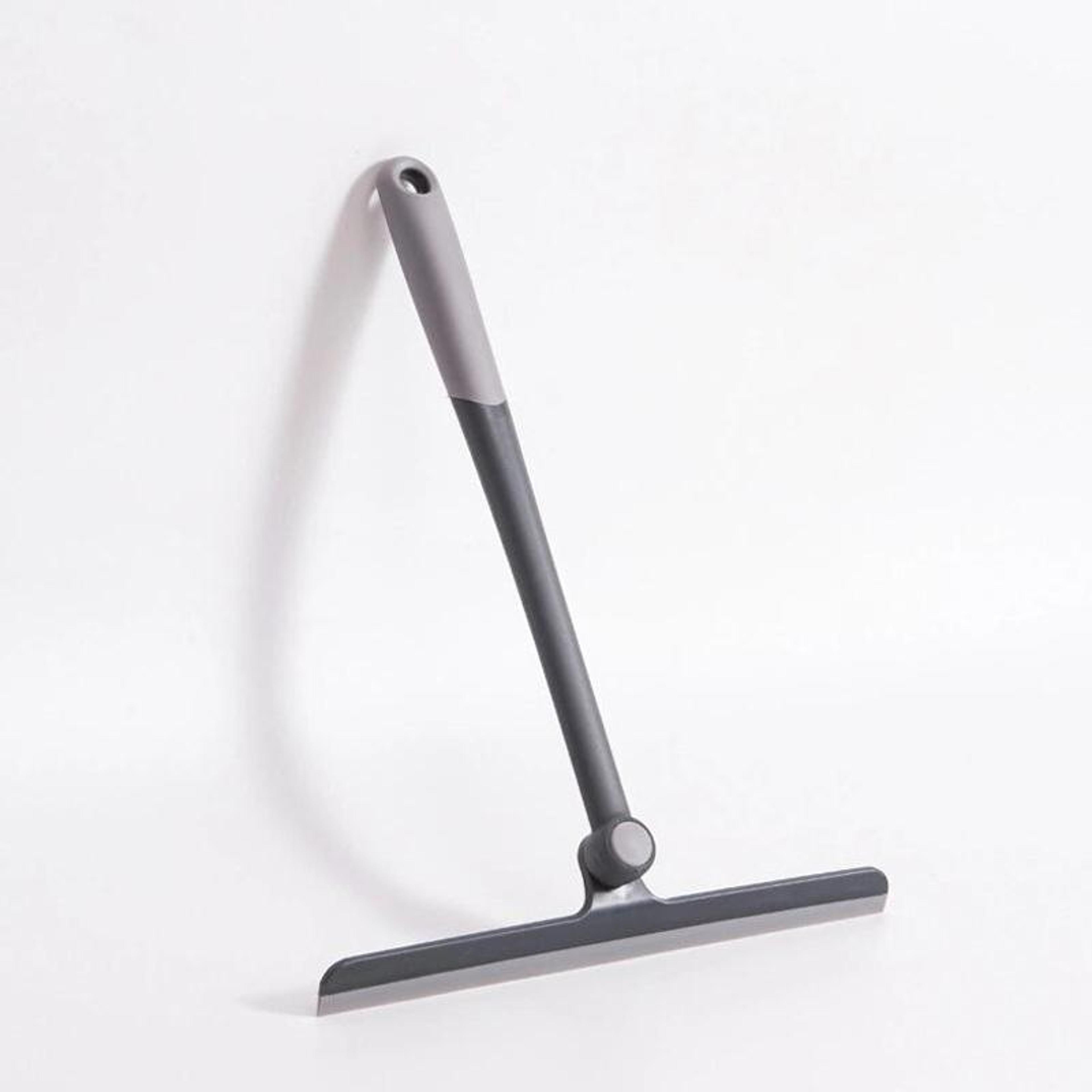 rotating window cleaning brush & glass wiper for streak-free shine