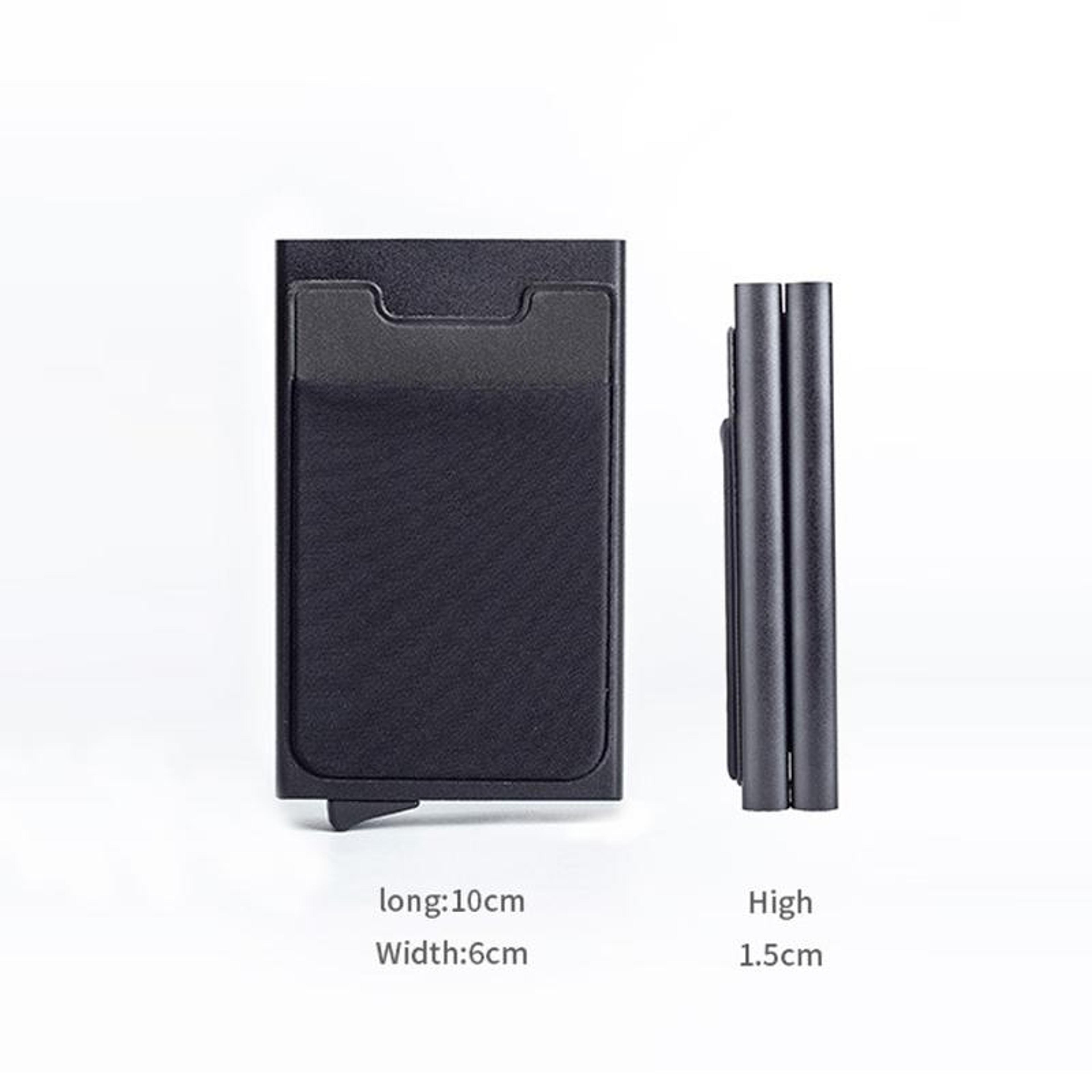 RFID Blocking Aluminum Wallet PopUp Card Holder Slim Secure Credit Card Case 2