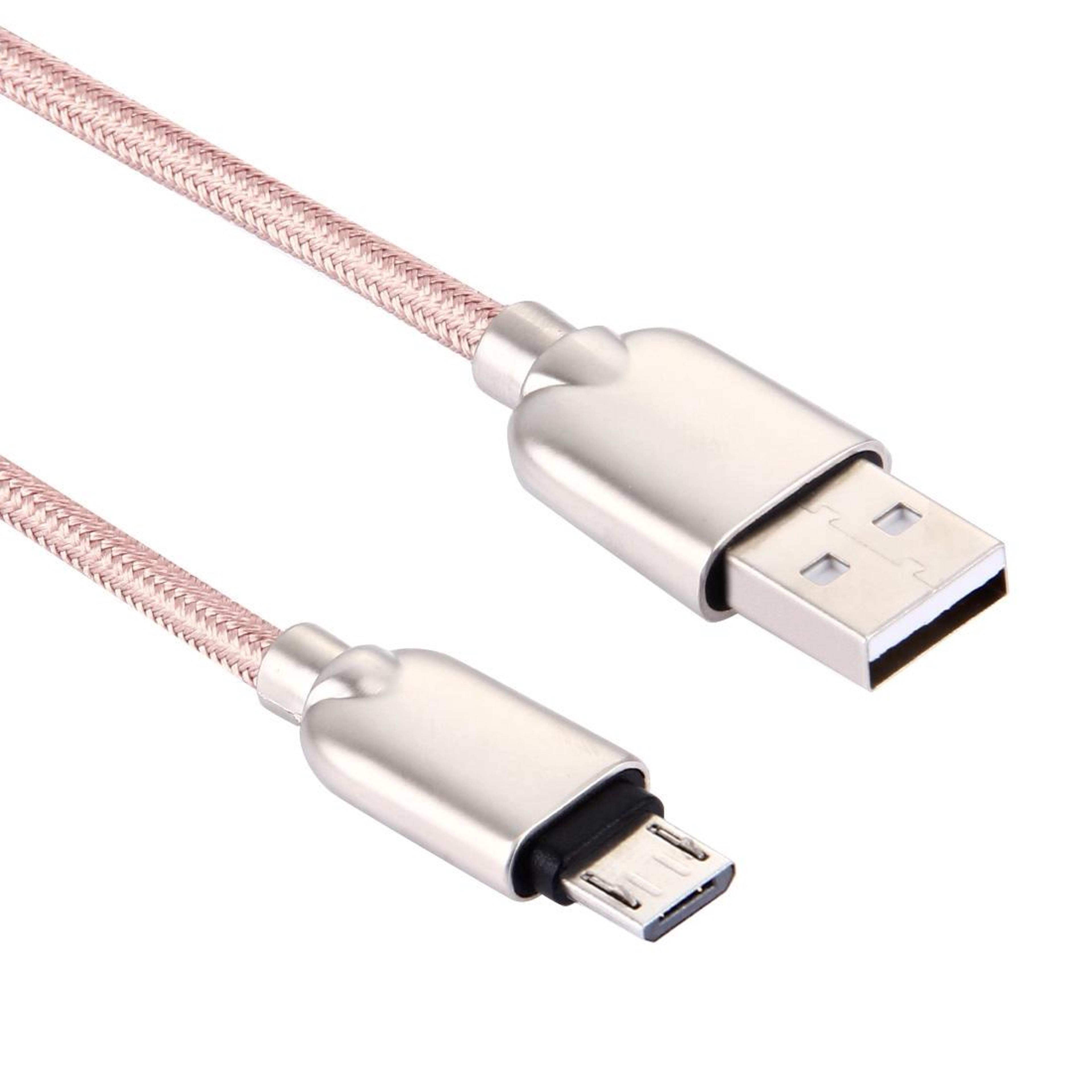 Durable Micro USB Charging Cable 1M Woven Fast Sync Cable With Copper Cores 4