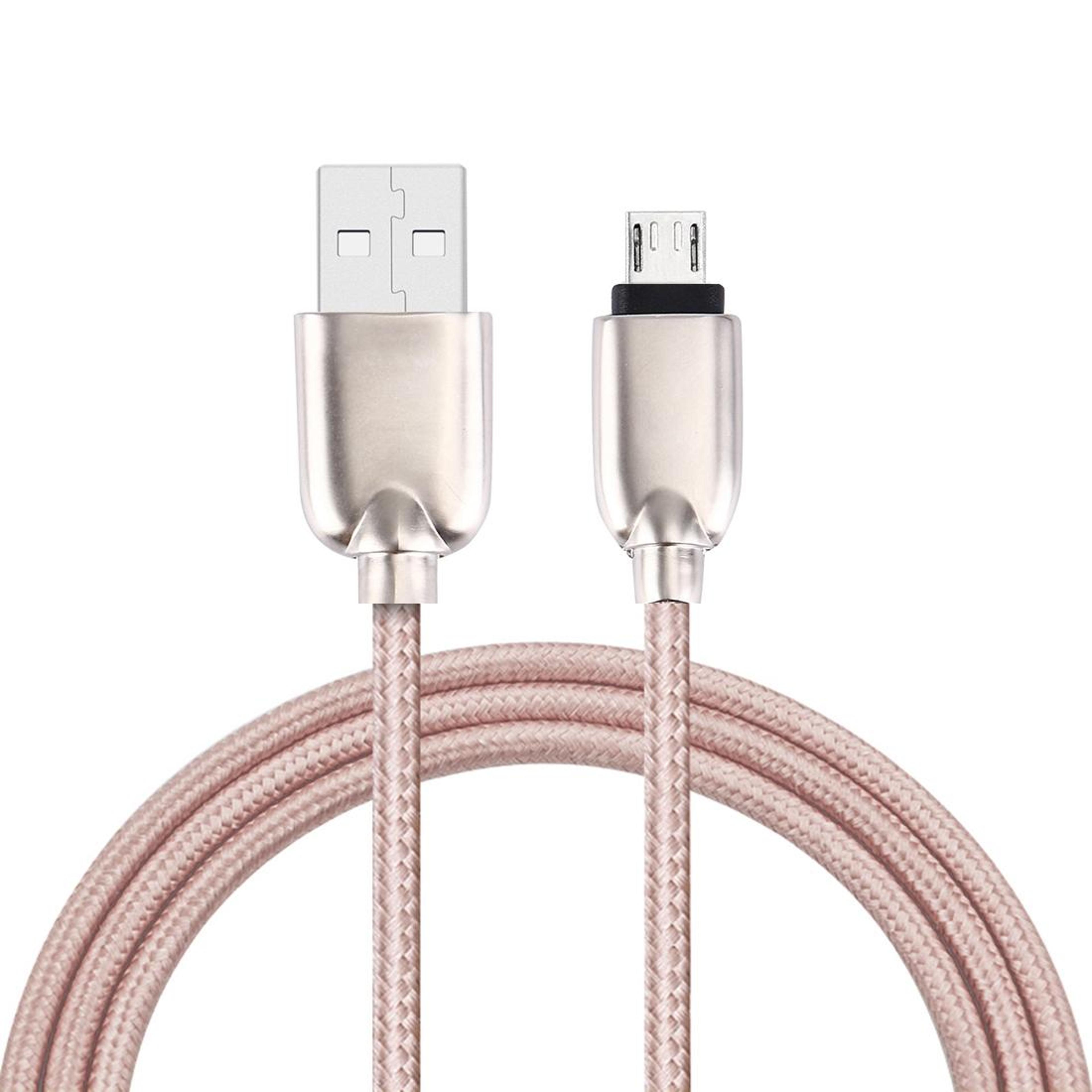 durable micro usb charging cable 1m woven fast sync cable with copper cores