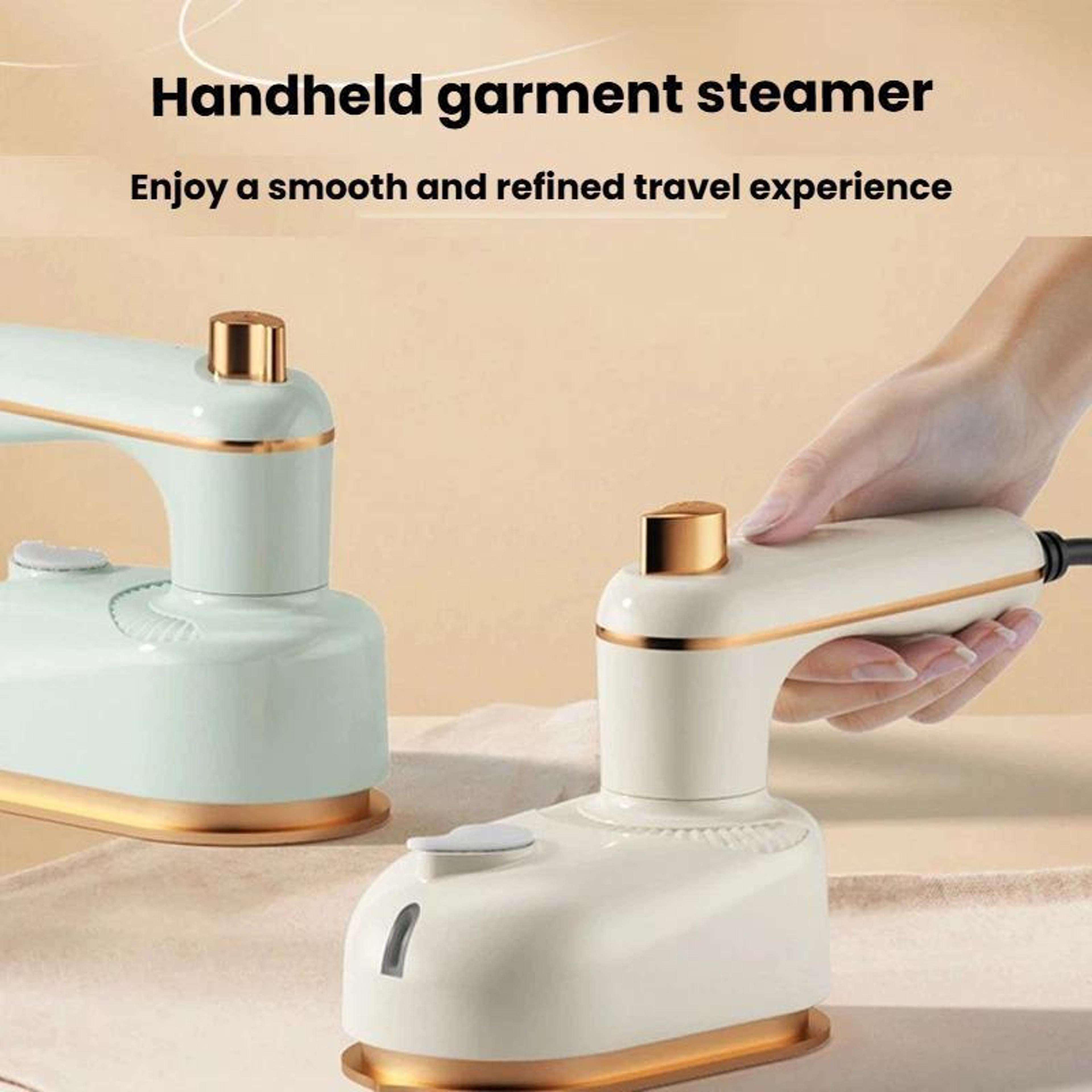 handheld folding garment steamer  portable travel steam iron for clothes wrinkle removal