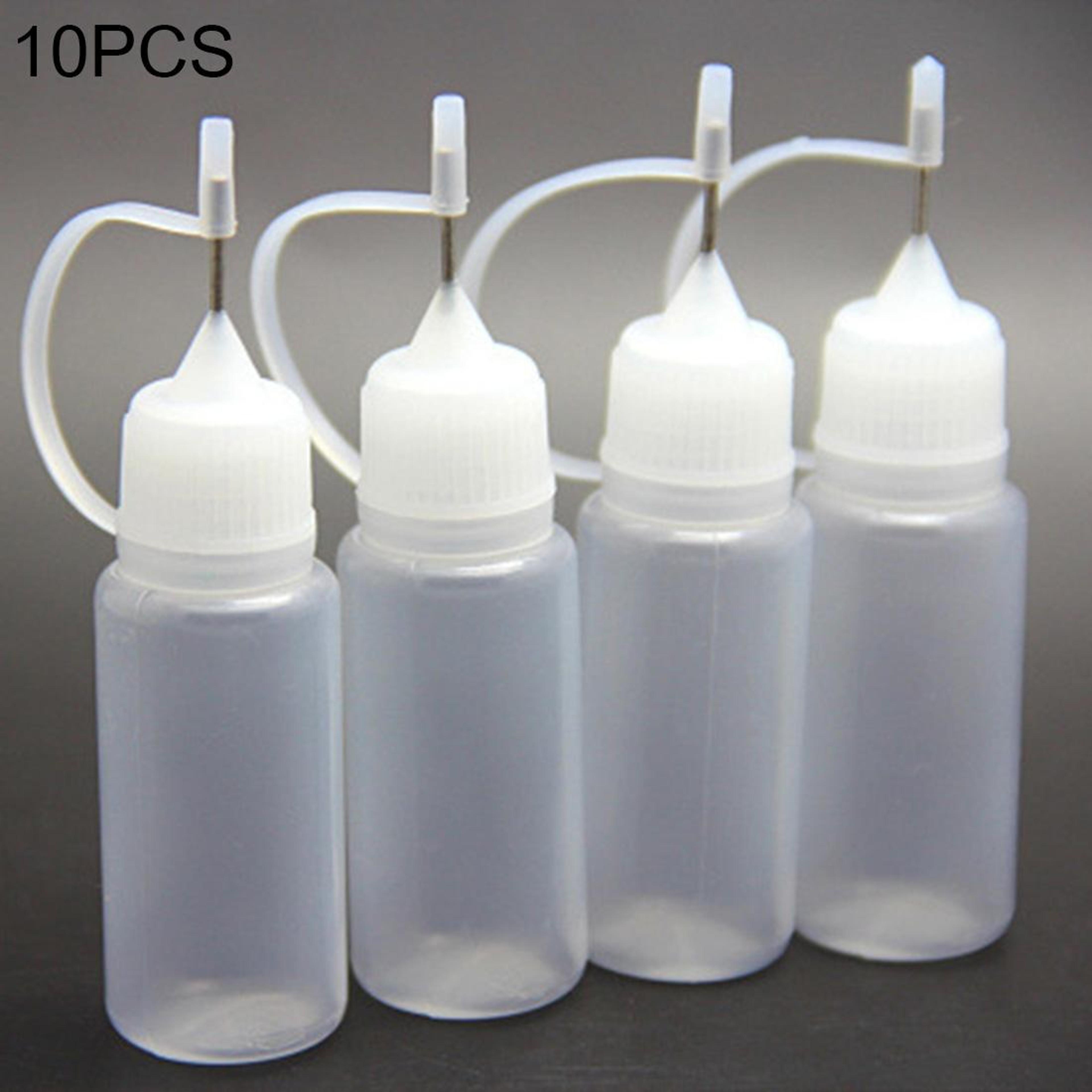 leak-proof e-cigarette refill bottle set with needle tip for precise vape juice filling