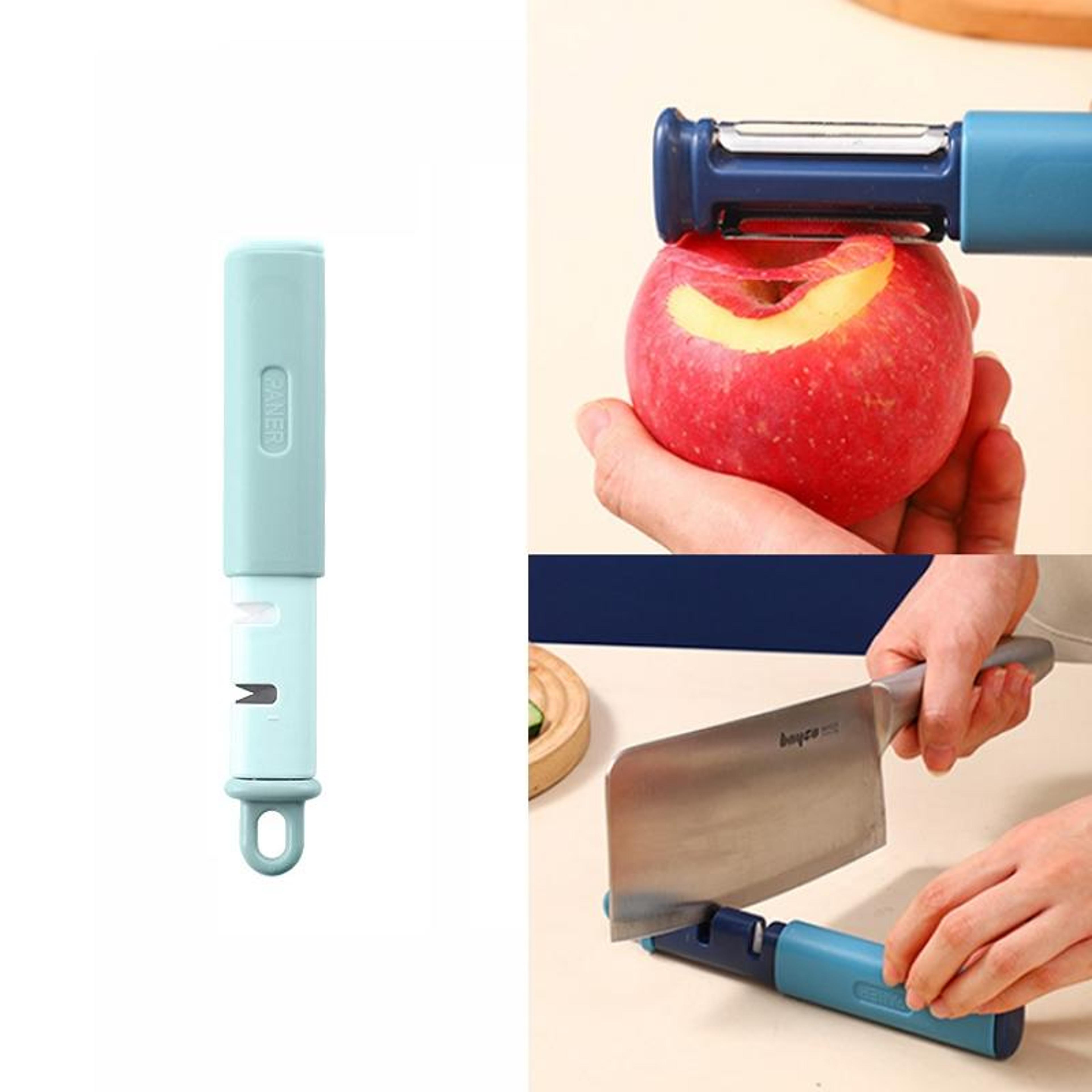 stainless steel peeler and tungsten steel sharpener