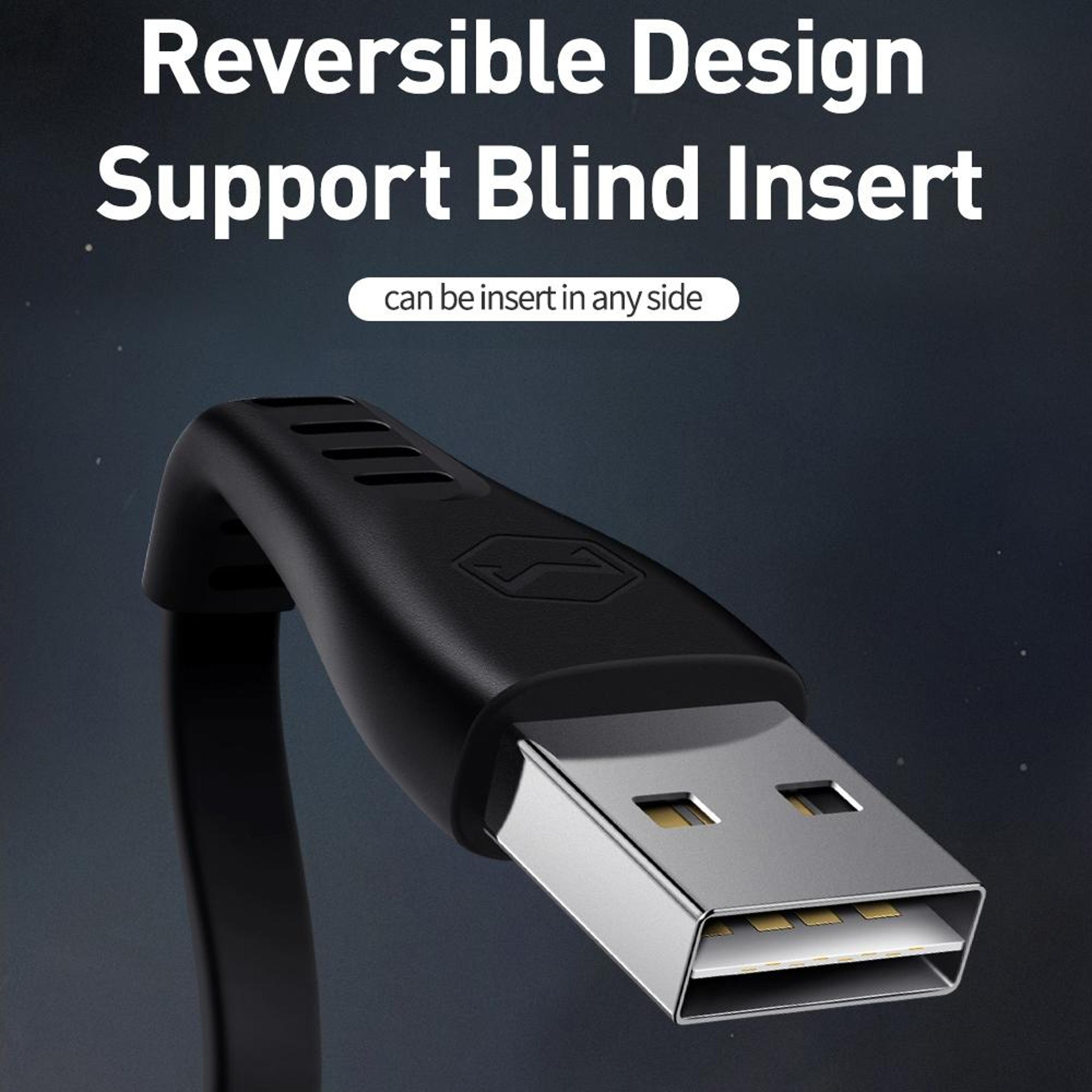 LED Type C To USB Fast Charging Cable QC40 Sync Cable 1