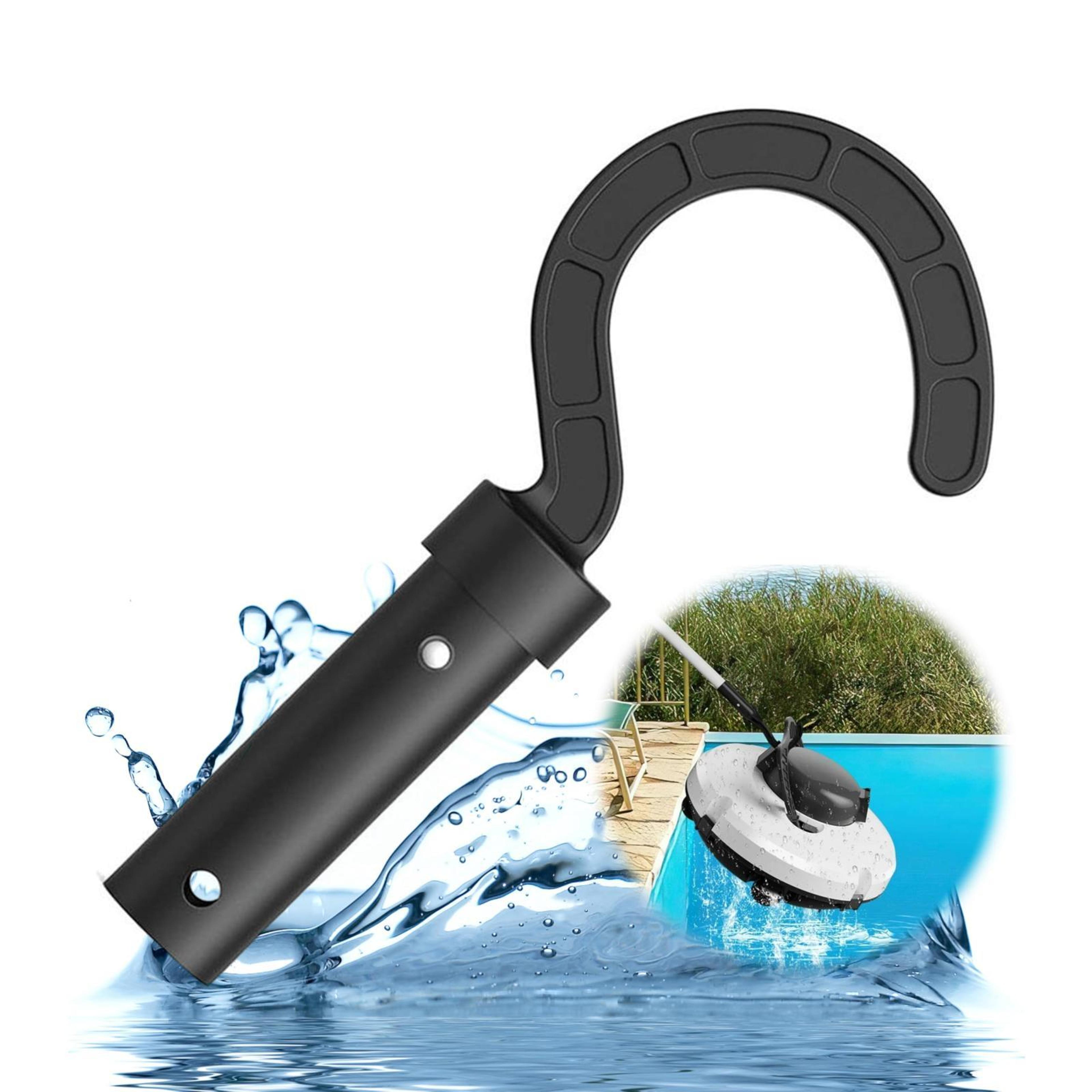 universal pool robot hook for telescopic poles safe & easy cleaner retrieval tool