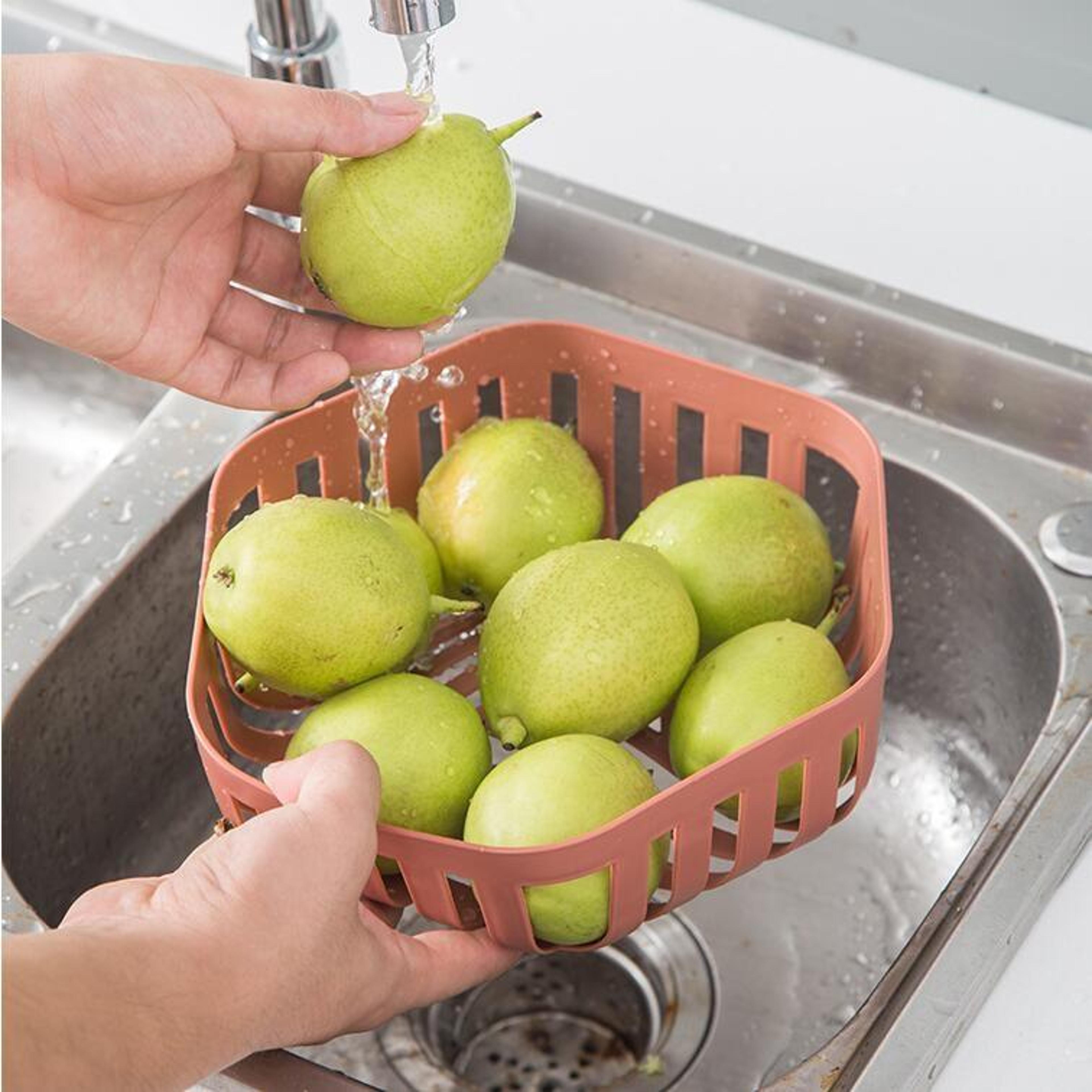 multi-use fruit drain basket kitchen colander for washing fruits and vegetables
