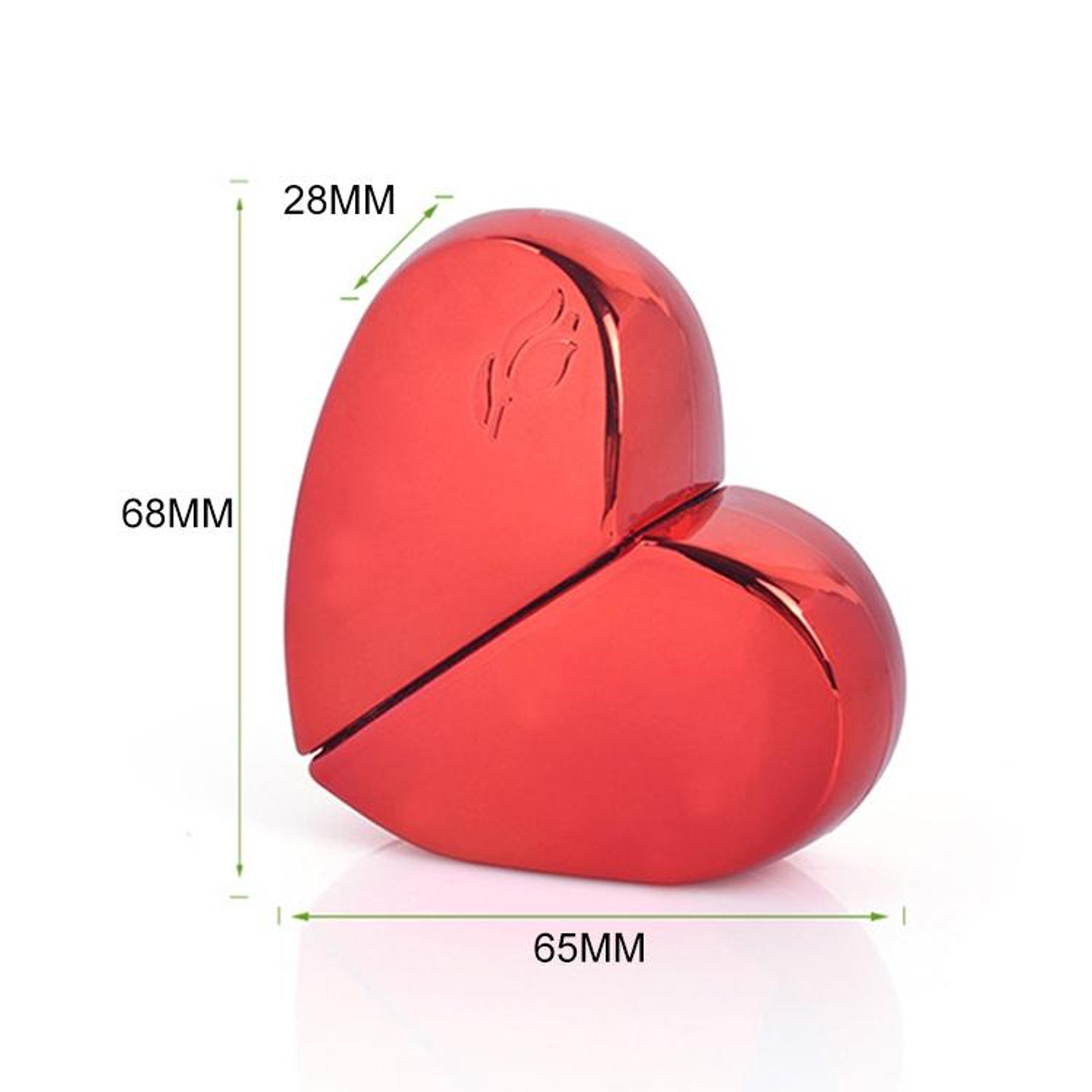 Heart Shaped Perfume Spray Bottle Refillable Glass Travel Perfume Atomizer For Women Gifts 2