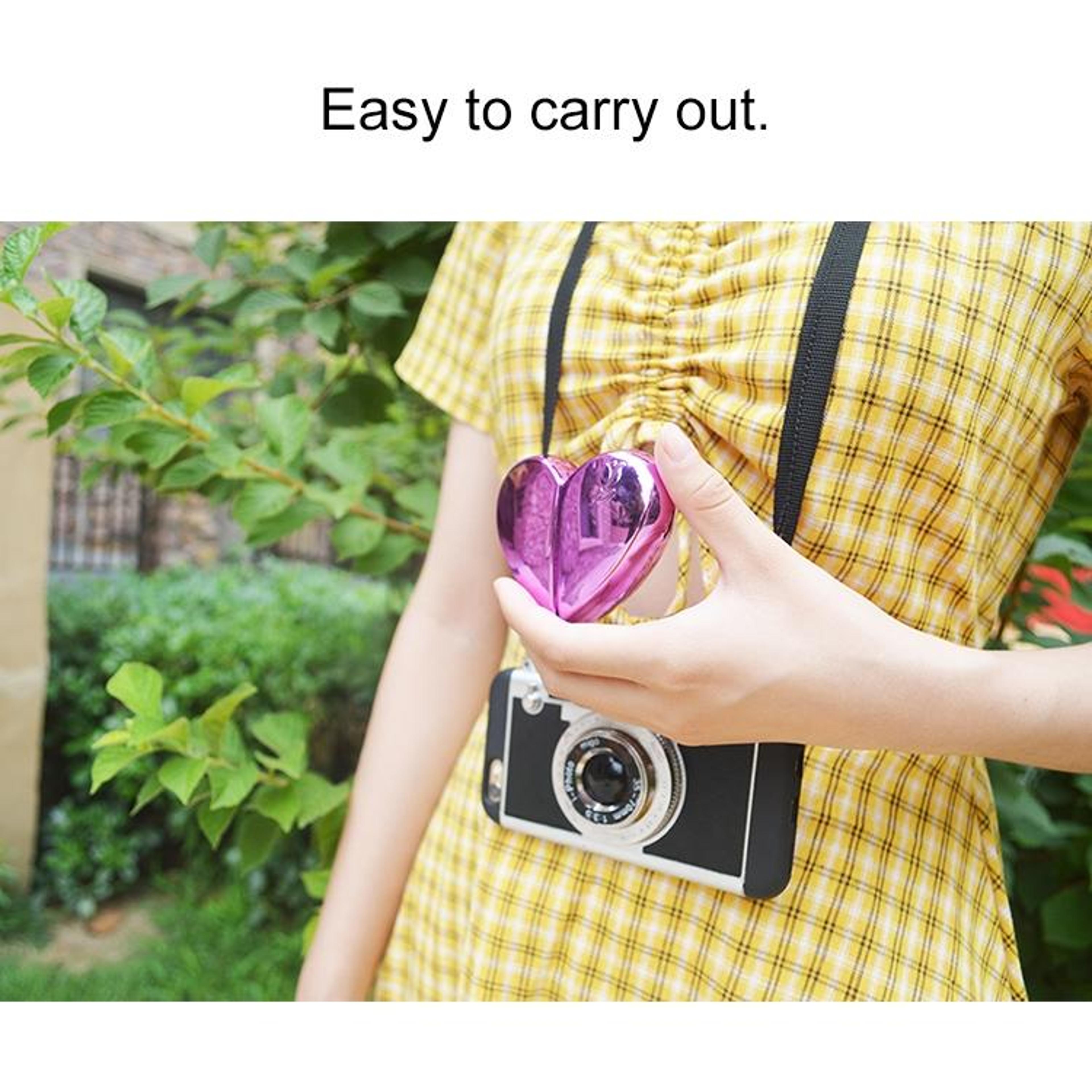 Heart Shaped Perfume Spray Bottle Refillable Glass Travel Perfume Atomizer For Women Gifts 6